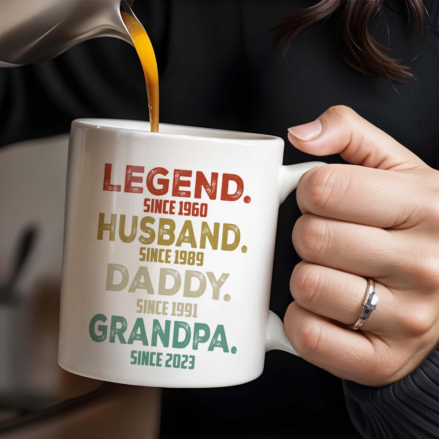 Legend Husband Daddy Grandpa Tribute Mug