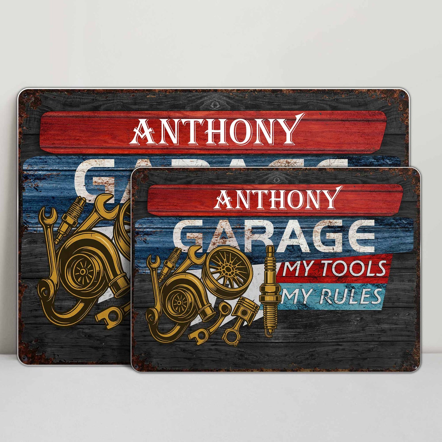 Garage My Tools My Rules with Tools and Gears Design
