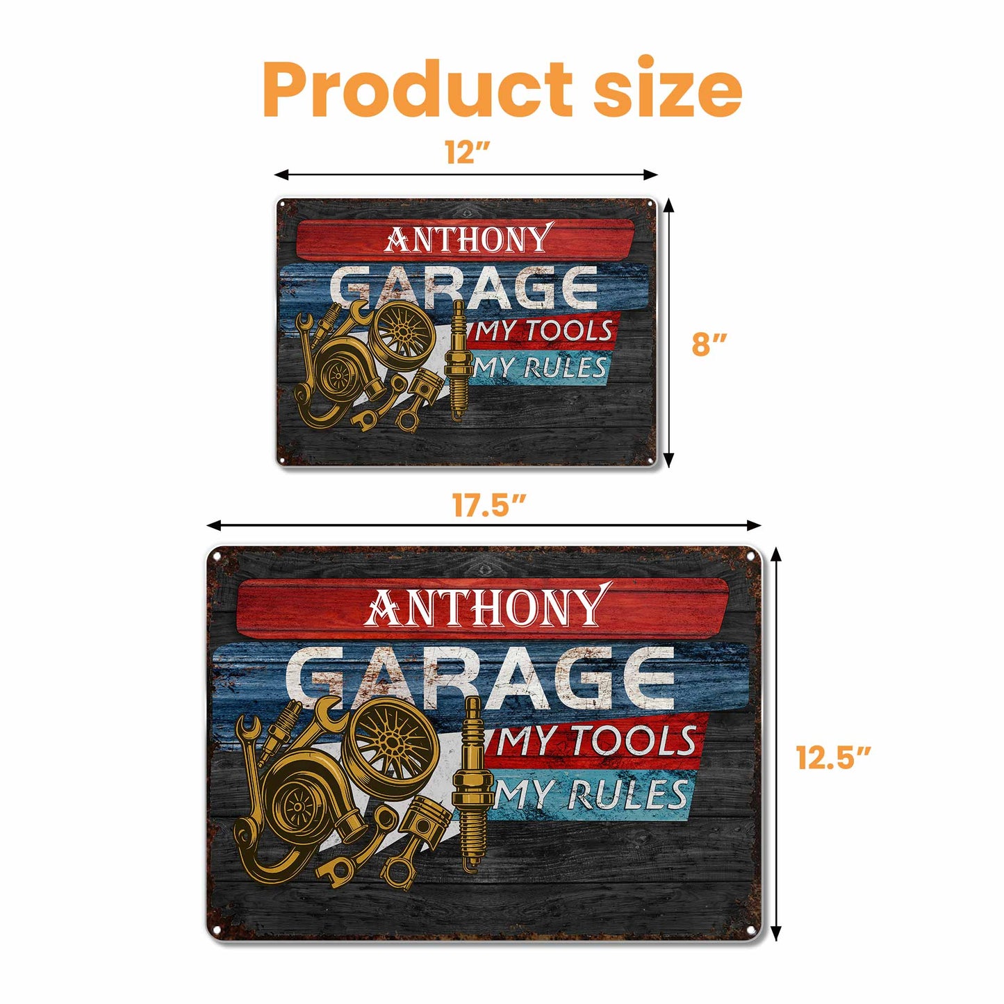 Garage My Tools My Rules with Tools and Gears Design