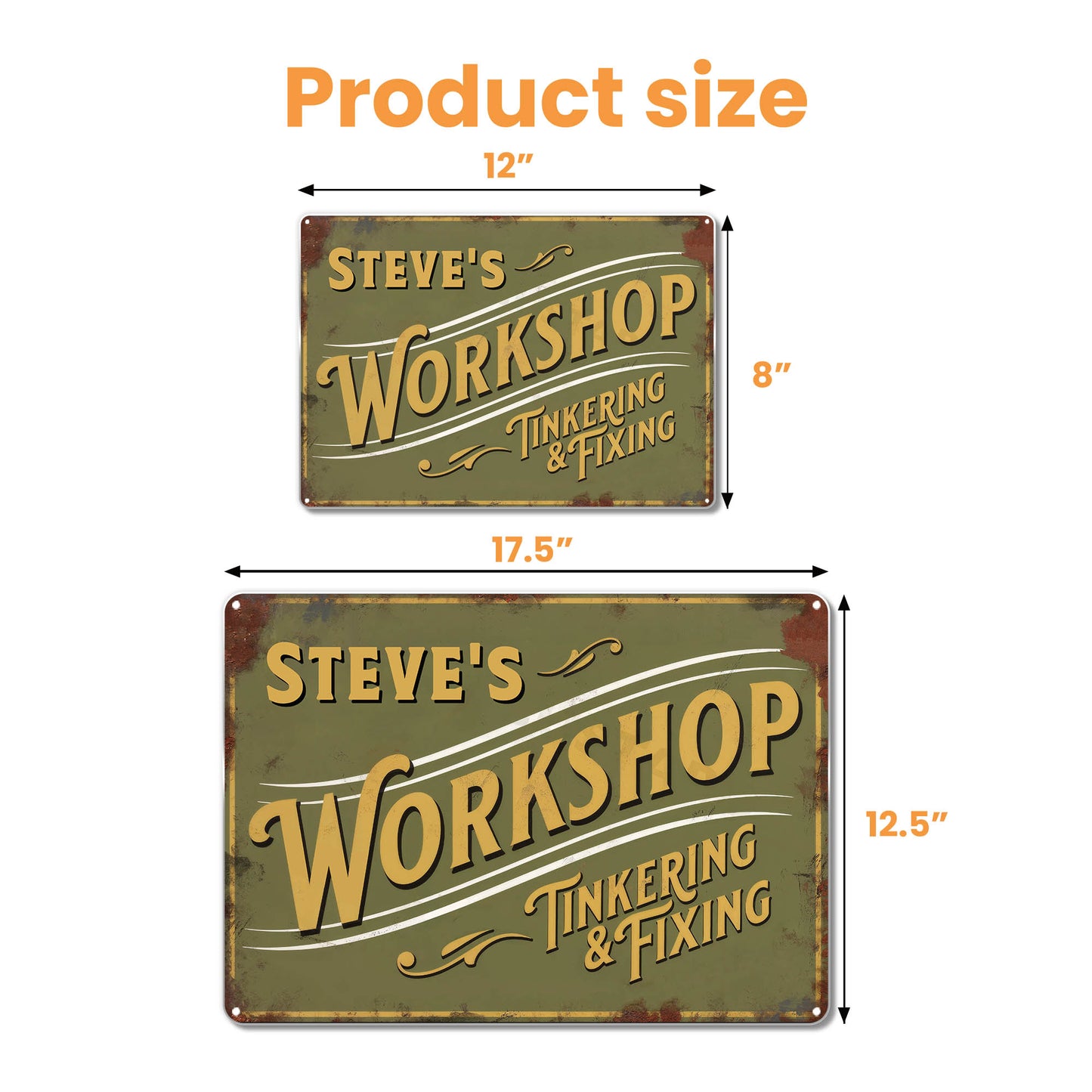 Steve's Workshop Tinkering & Fixing Sign