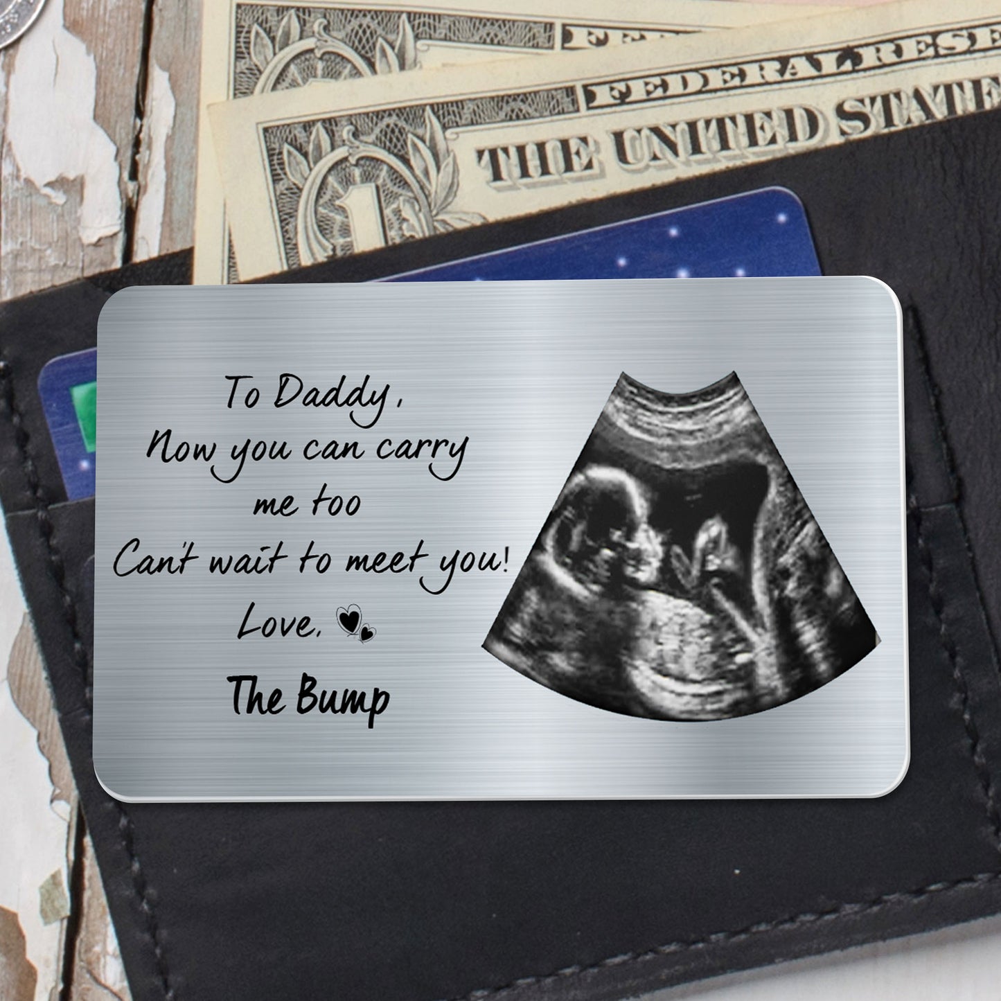 To Daddy, Now You Can Carry Me Too Can't Wait To Meet You!
