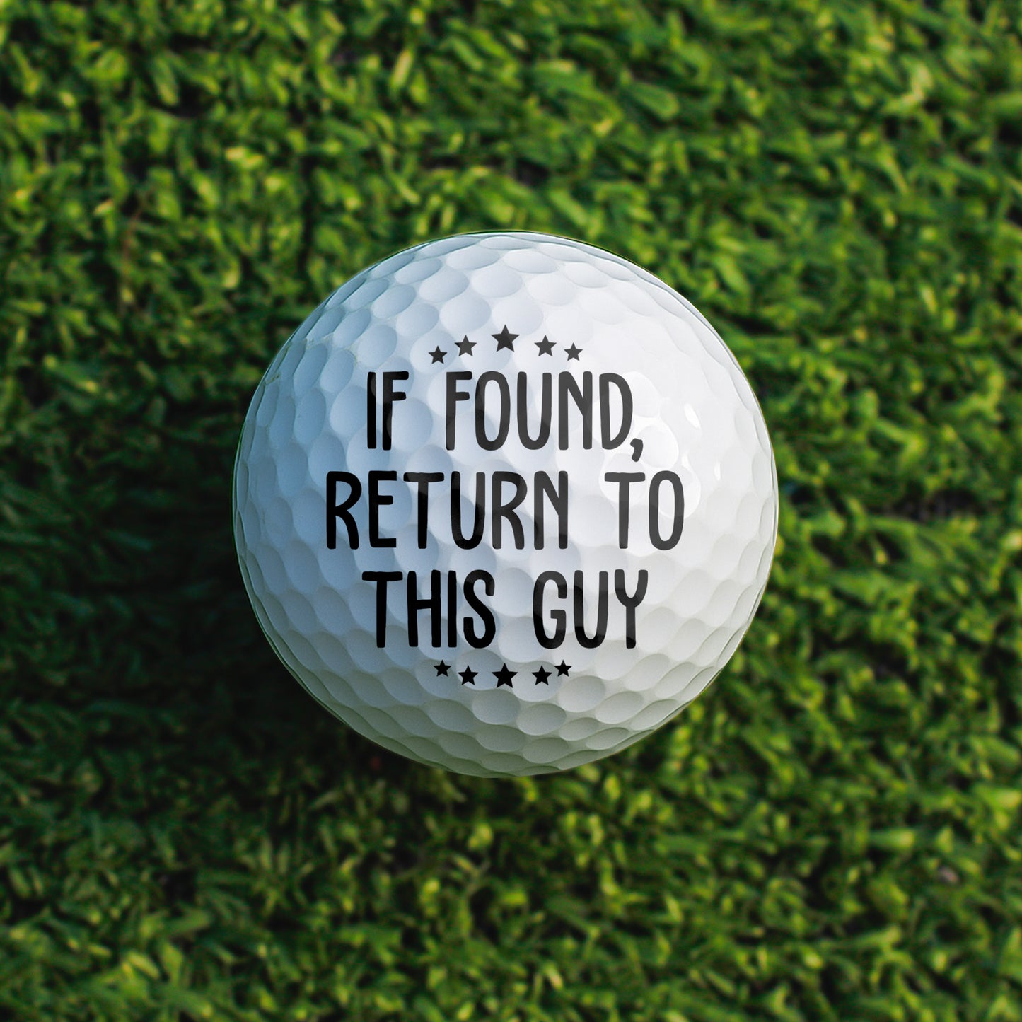 If Found Return To This Guy Personalized Golf Ball