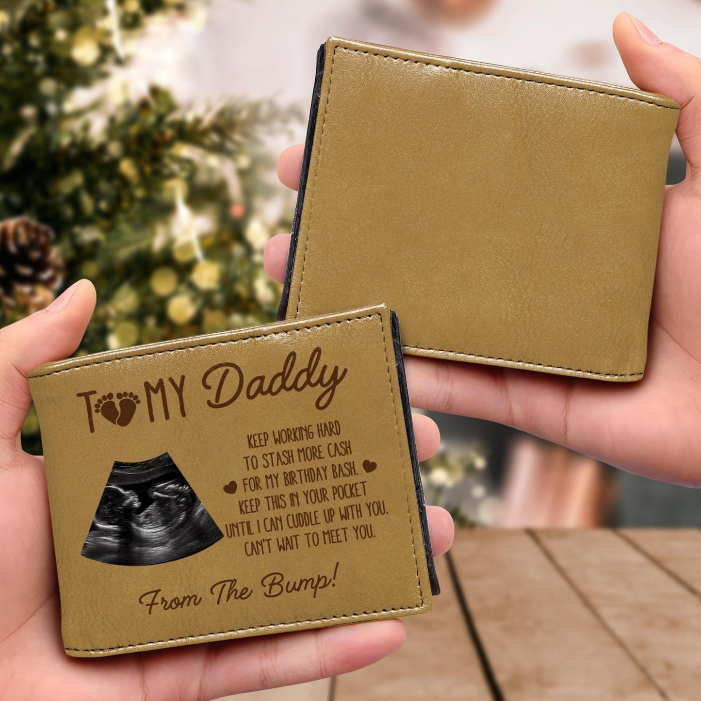 To My Daddy, Keep Working Hard To Stash More Cash, Ultrasound Image And Heart