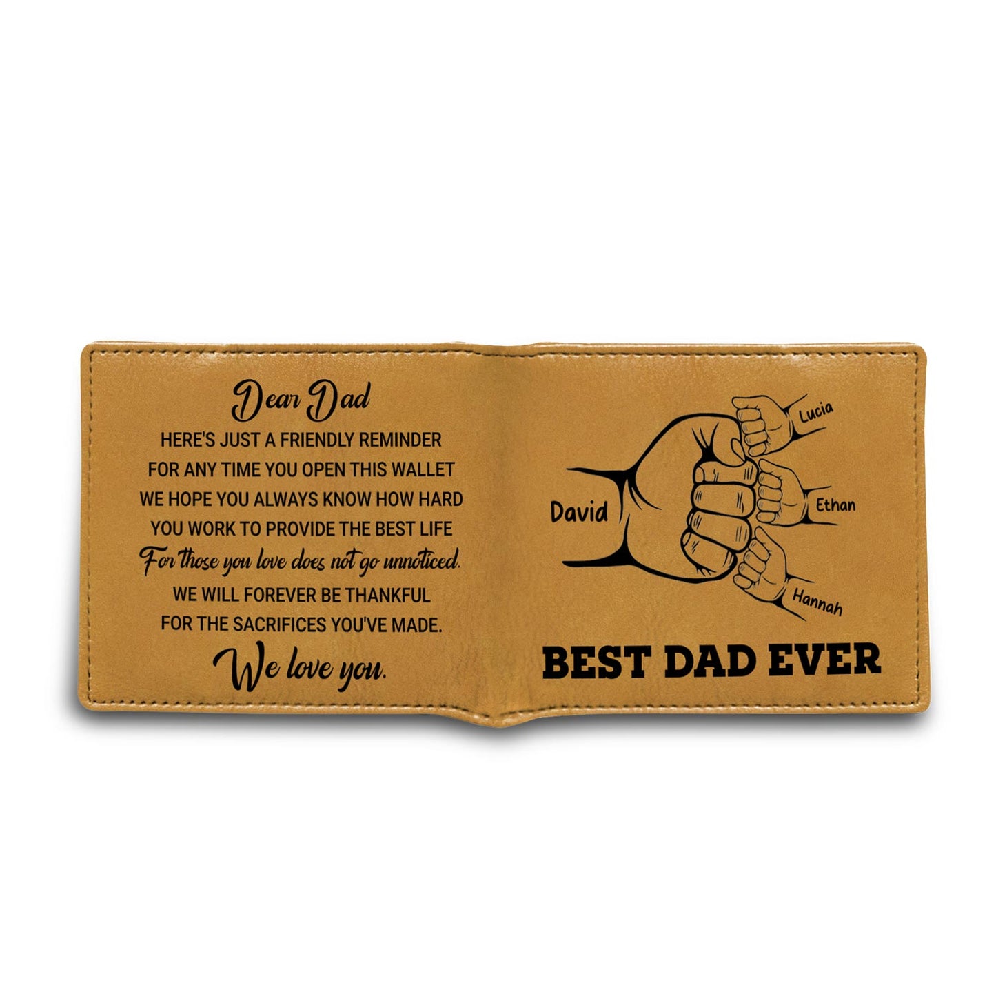 Best Dad Ever, Handshake