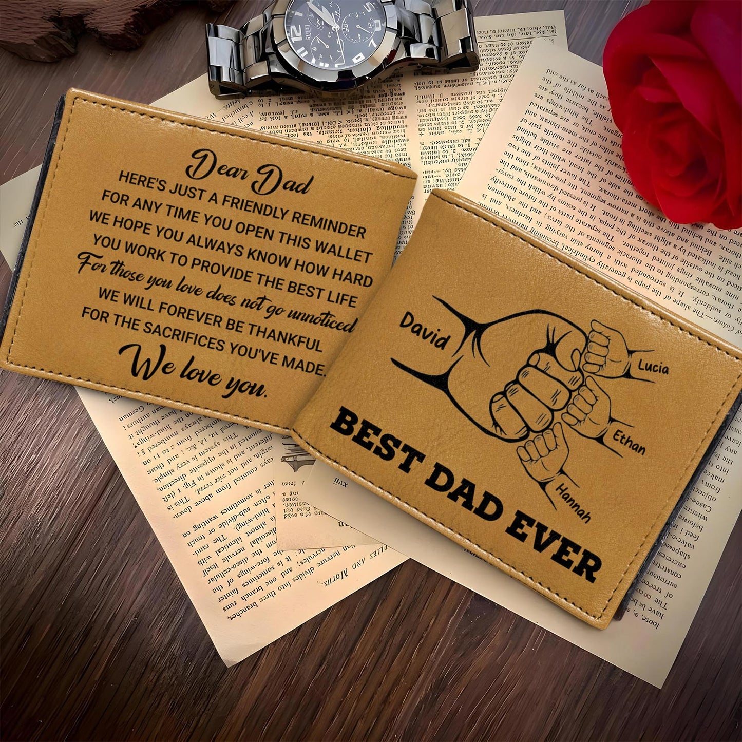 Best Dad Ever, Handshake
