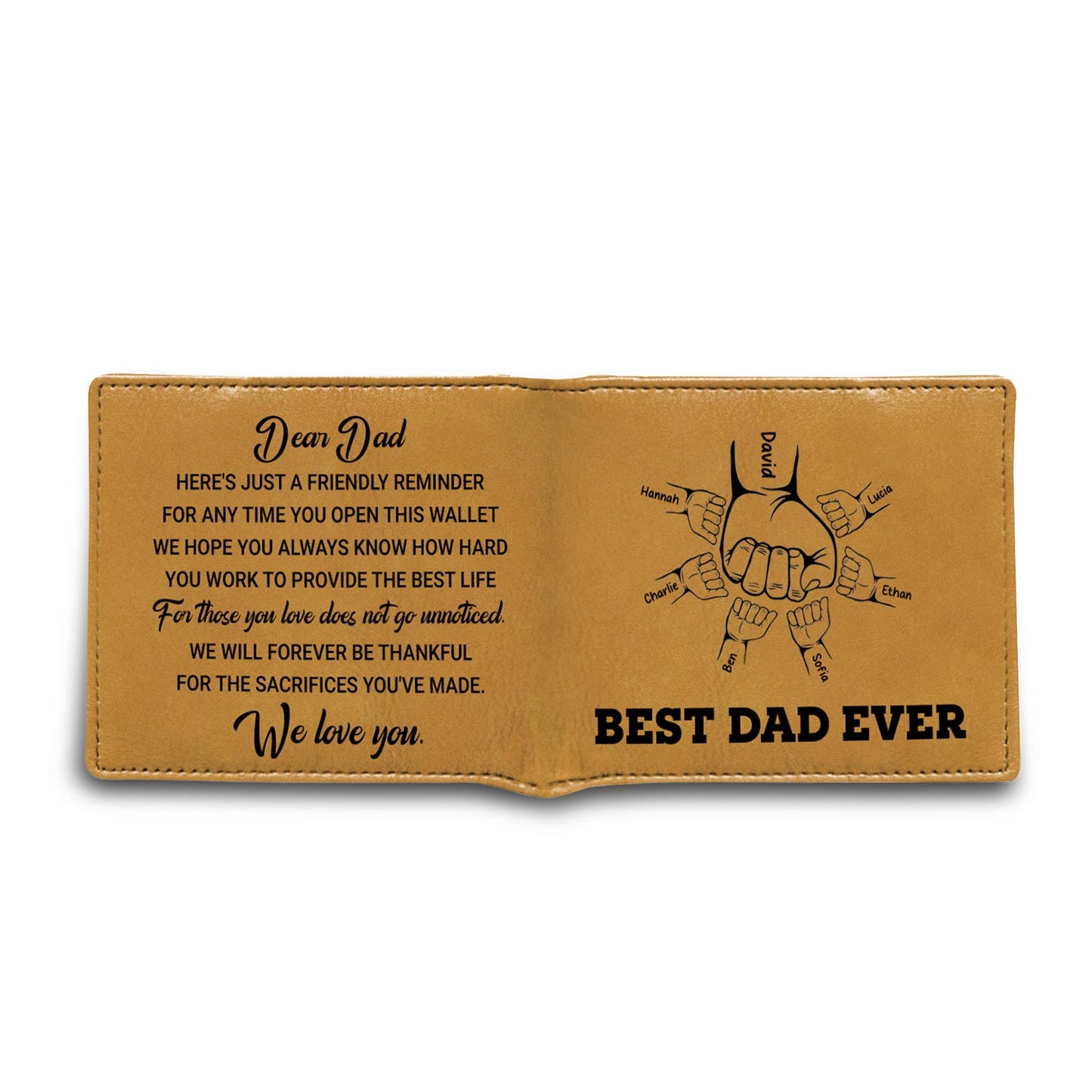 Best Dad Ever, Handshake