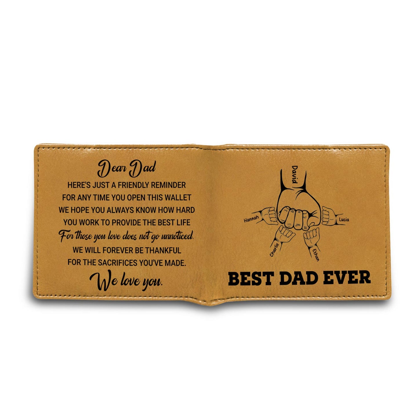 Best Dad Ever, Handshake