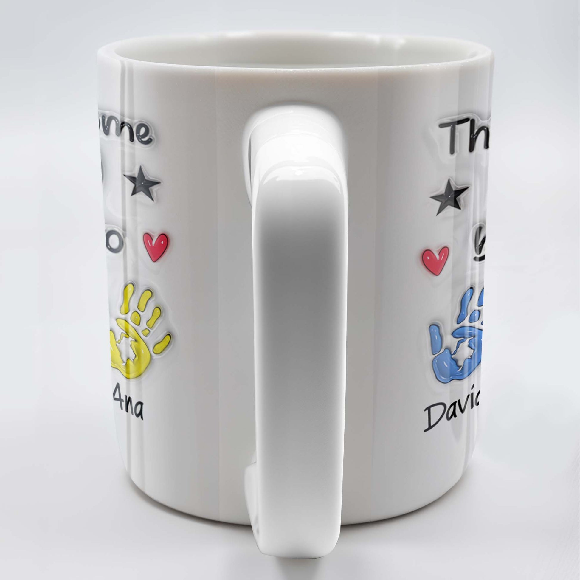 This Awesome Dad Belongs To, Hands, Heart and Star