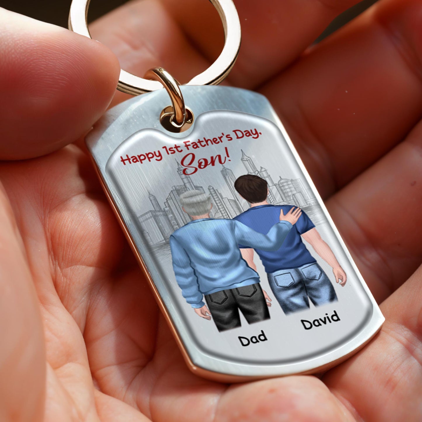 To My Son, The Only Thing Better Than Being Your Father Is Watching You, Cityscape and Father and Son