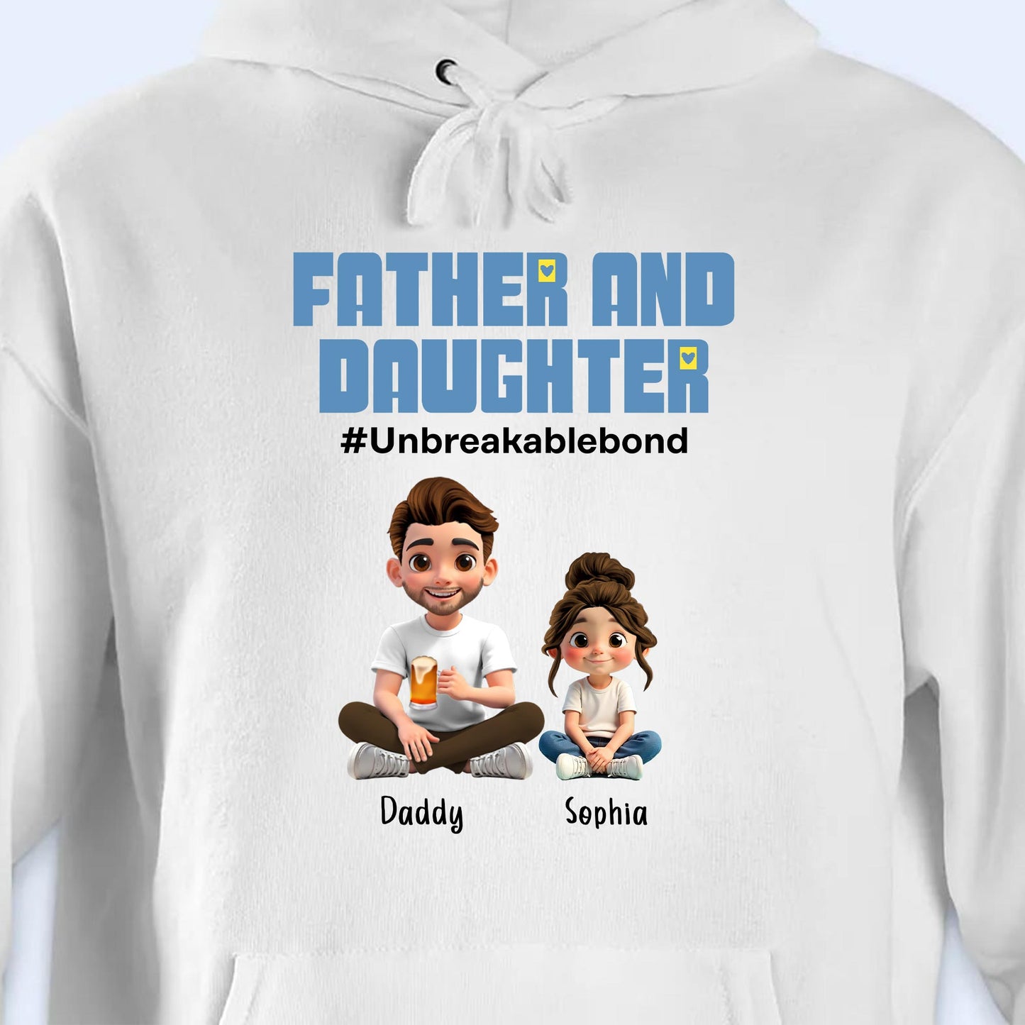 Father And Daughter #Unbreakablebond, Father and Daughter Sitting Together
