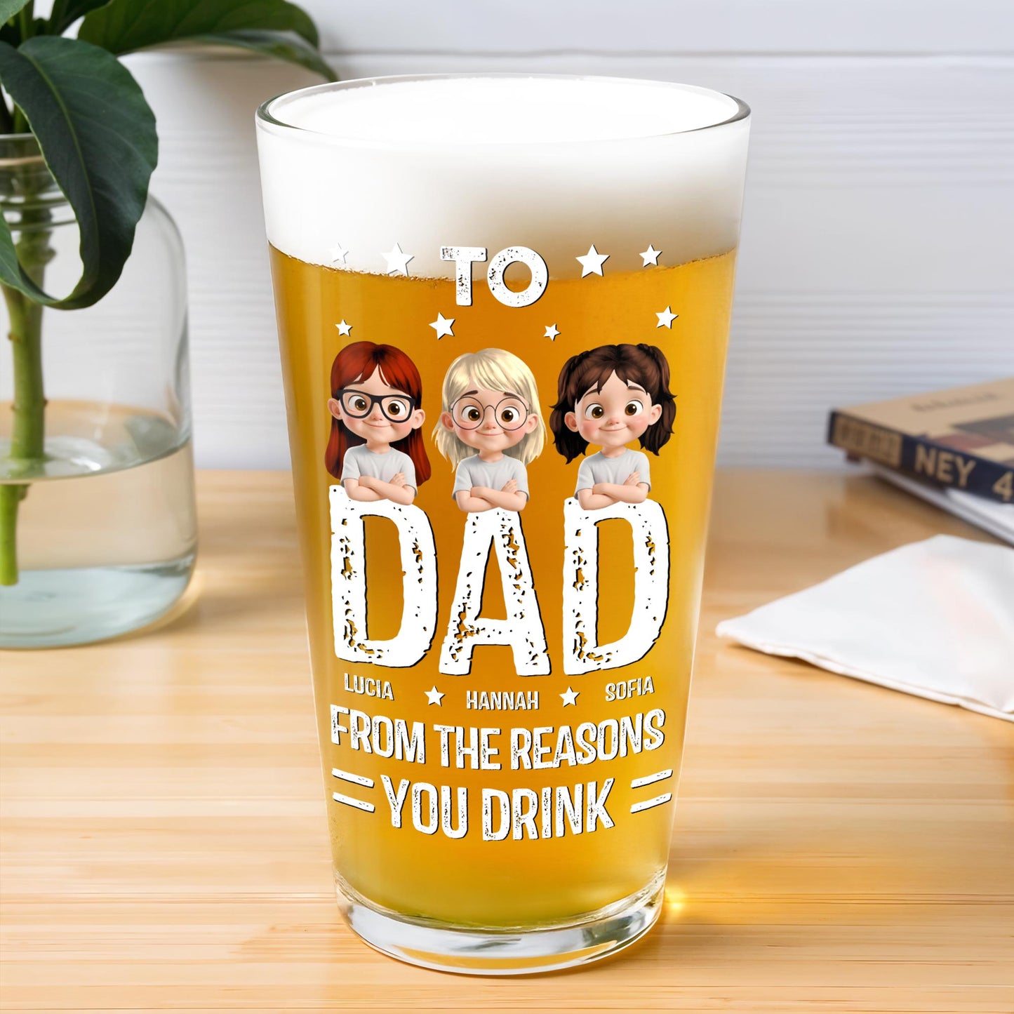 To Dad From The Reasons You Drink, Cartoon Characters of Children
