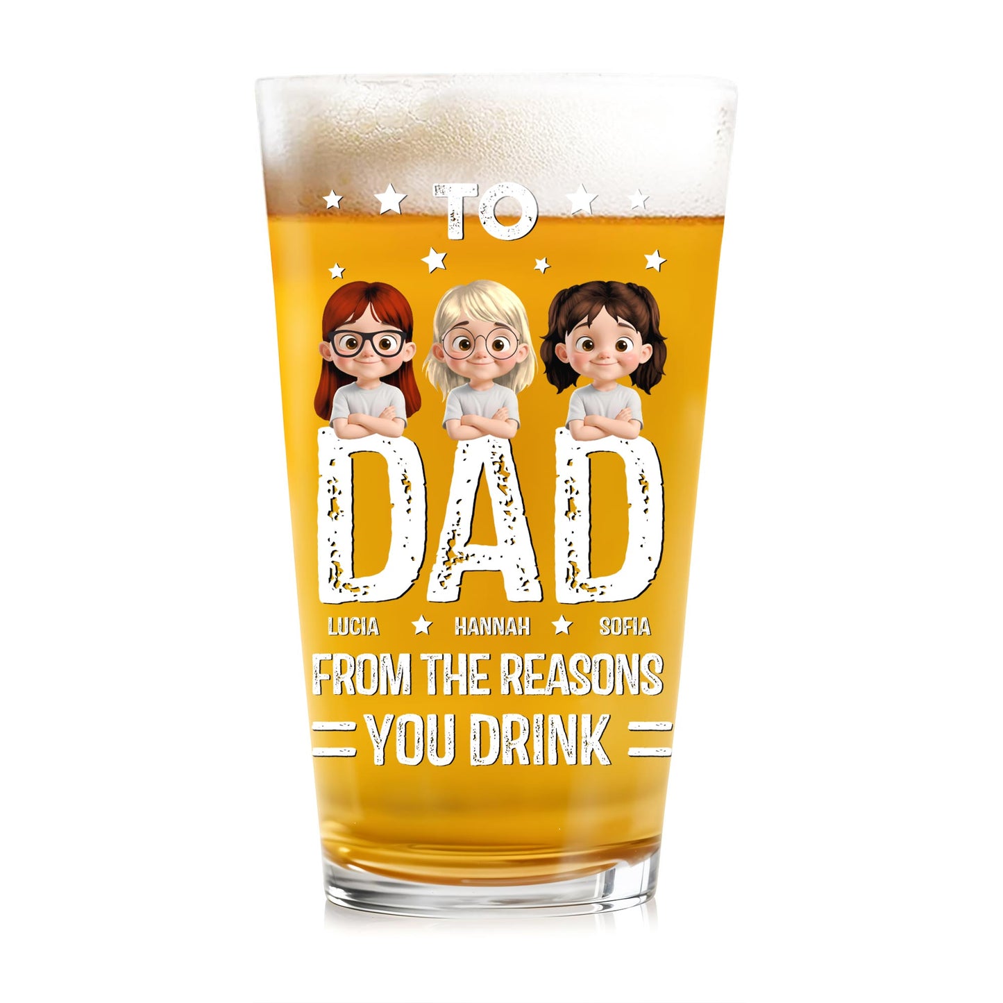 To Dad From The Reasons You Drink, Cartoon Characters of Children