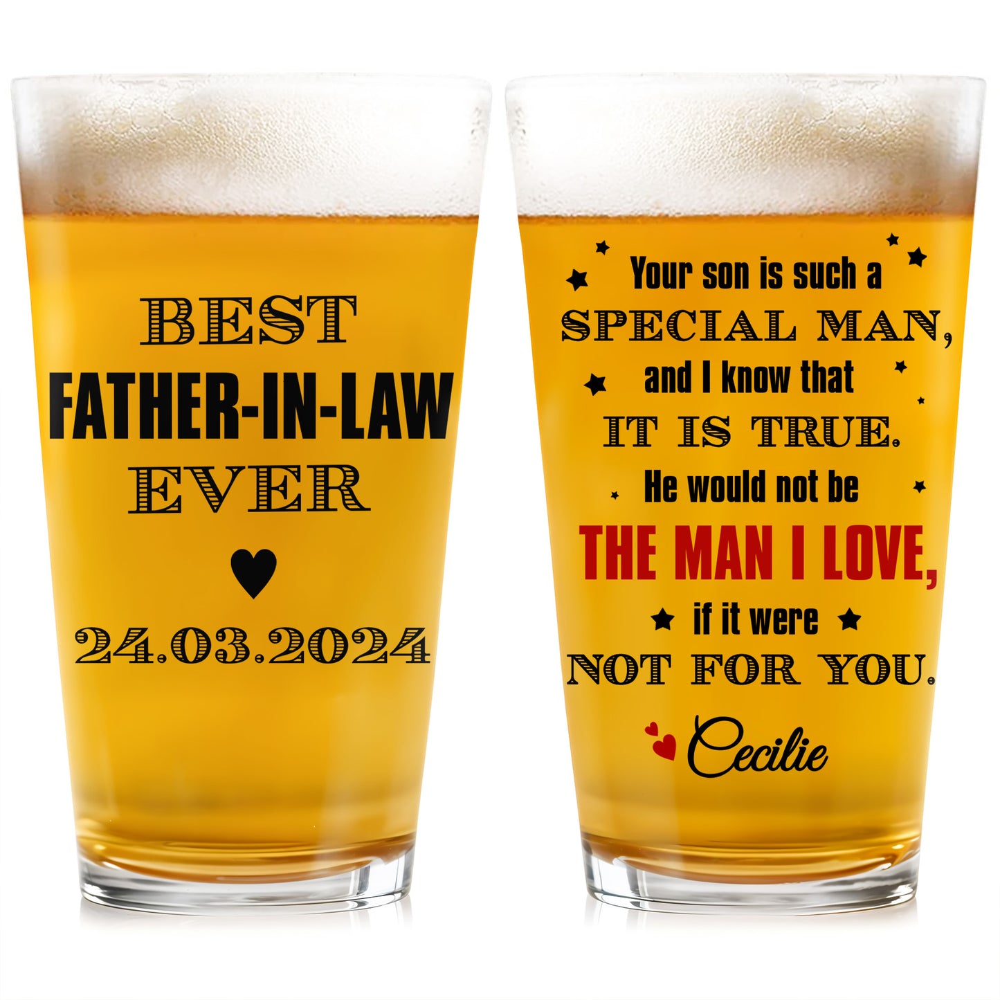 Your Son Is Such A Special Man, And I Know That It Is True, Text And Heart