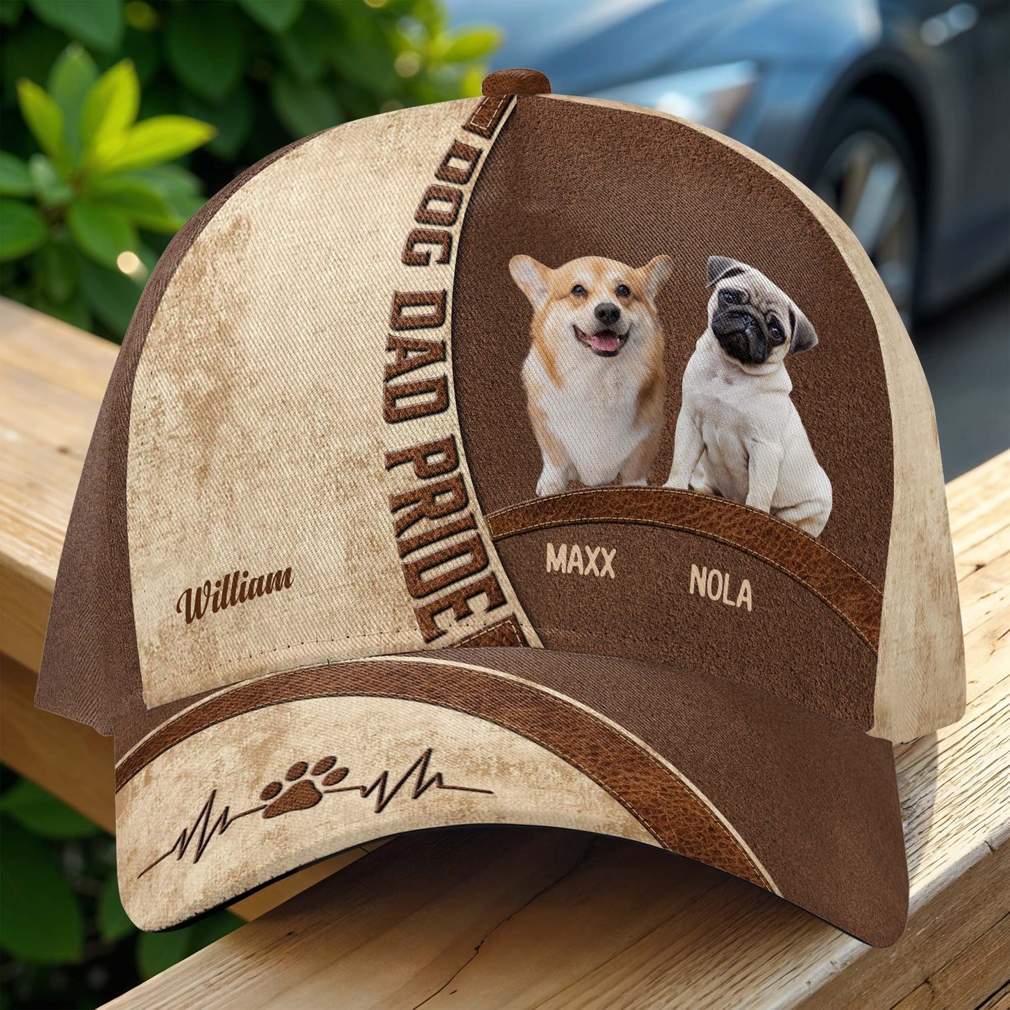 Dog Dad Pride, Dogs And Cap