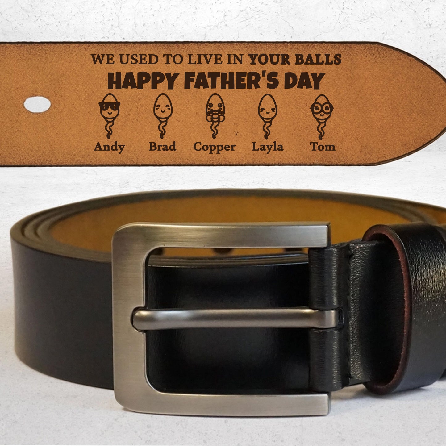 We Used To Live In Your Balls Happy Father's Day, Sperm Illustrations