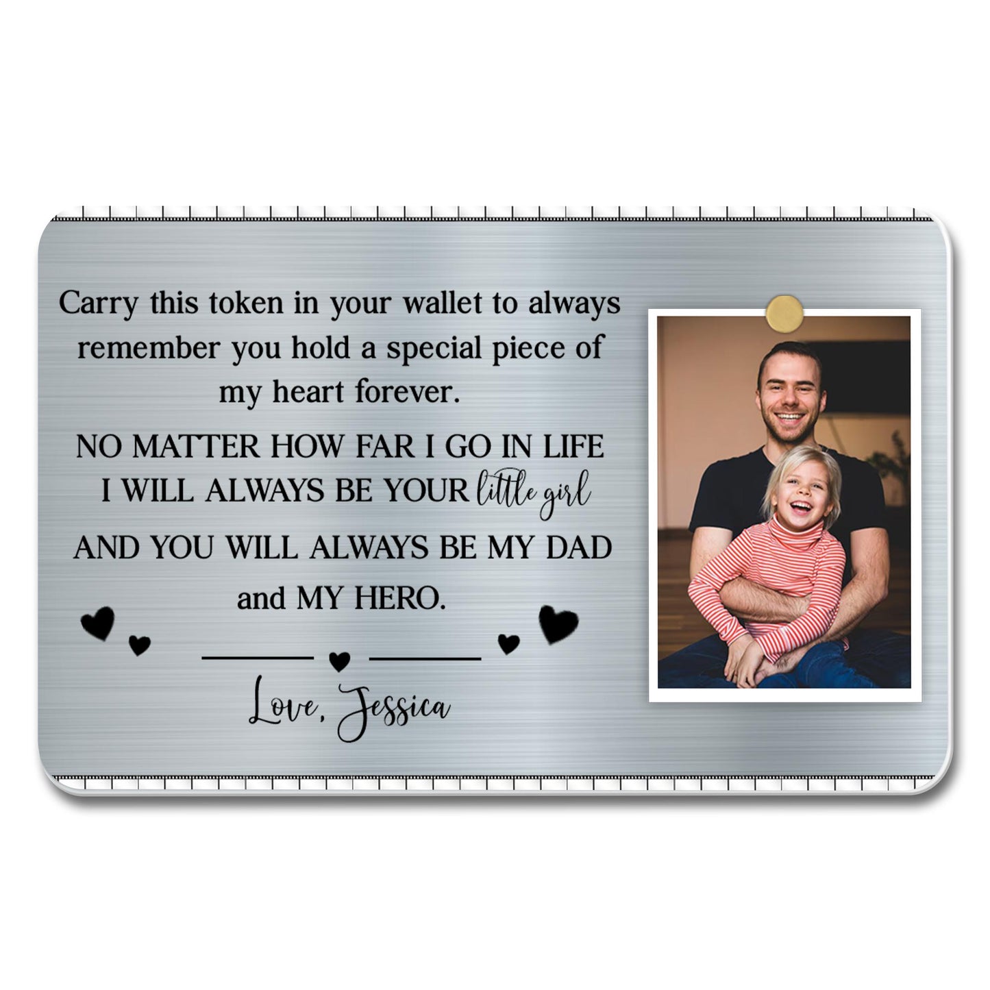 Carry This Token In Your Wallet To Always Remember, Heart and Token
