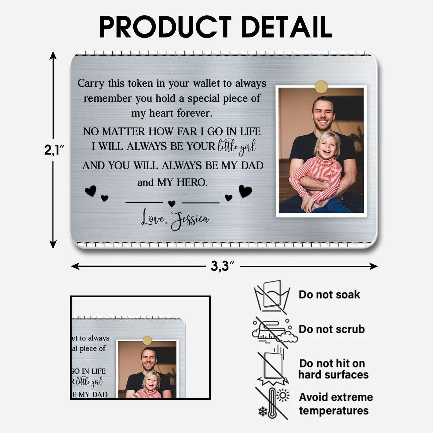 Carry This Token In Your Wallet To Always Remember, Heart and Token
