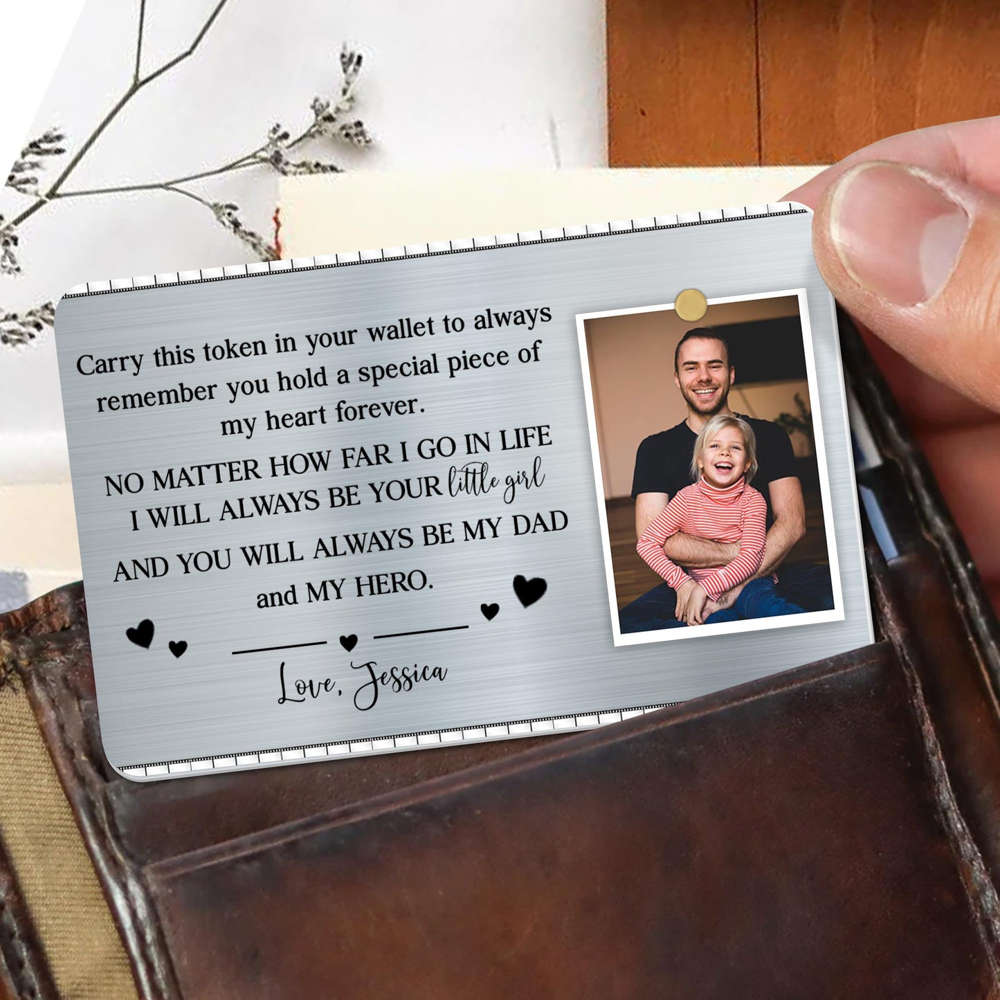 Carry This Token In Your Wallet To Always Remember, Heart and Token