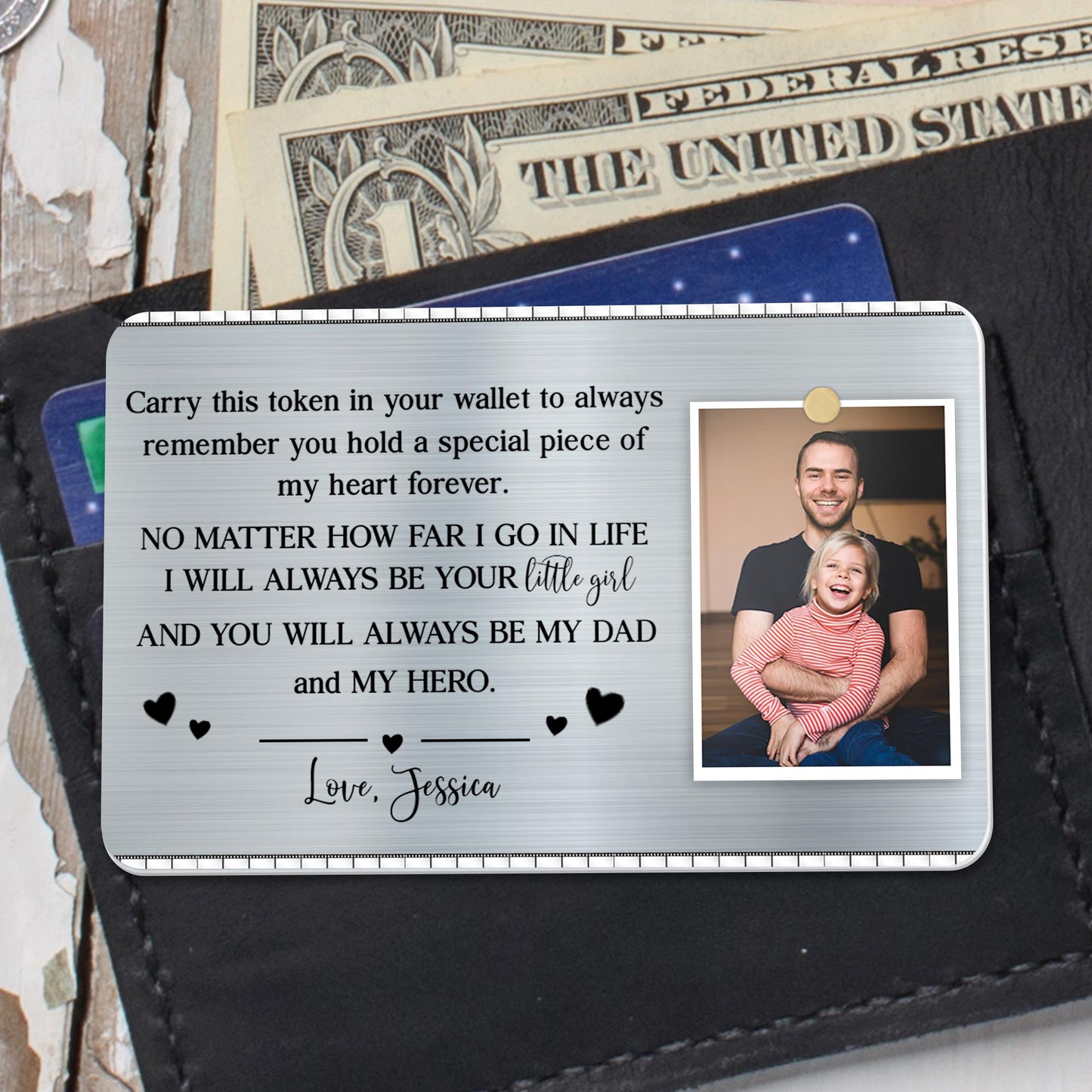 Carry This Token In Your Wallet To Always Remember, Heart and Token