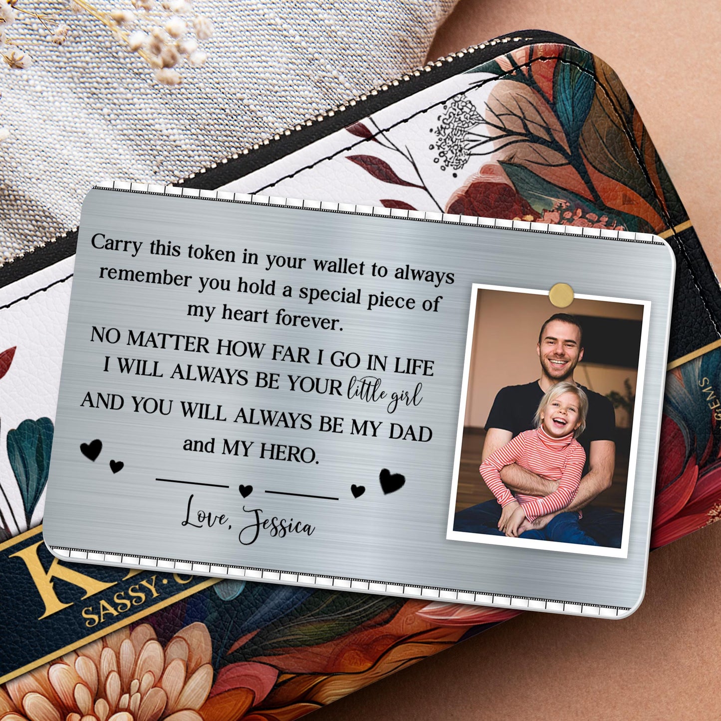 Carry This Token In Your Wallet To Always Remember, Heart and Token