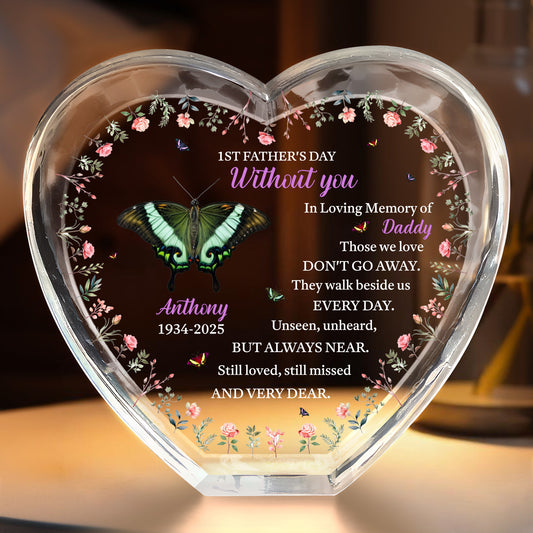 In Loving Memory of Daddy, Butterfly and Flowers