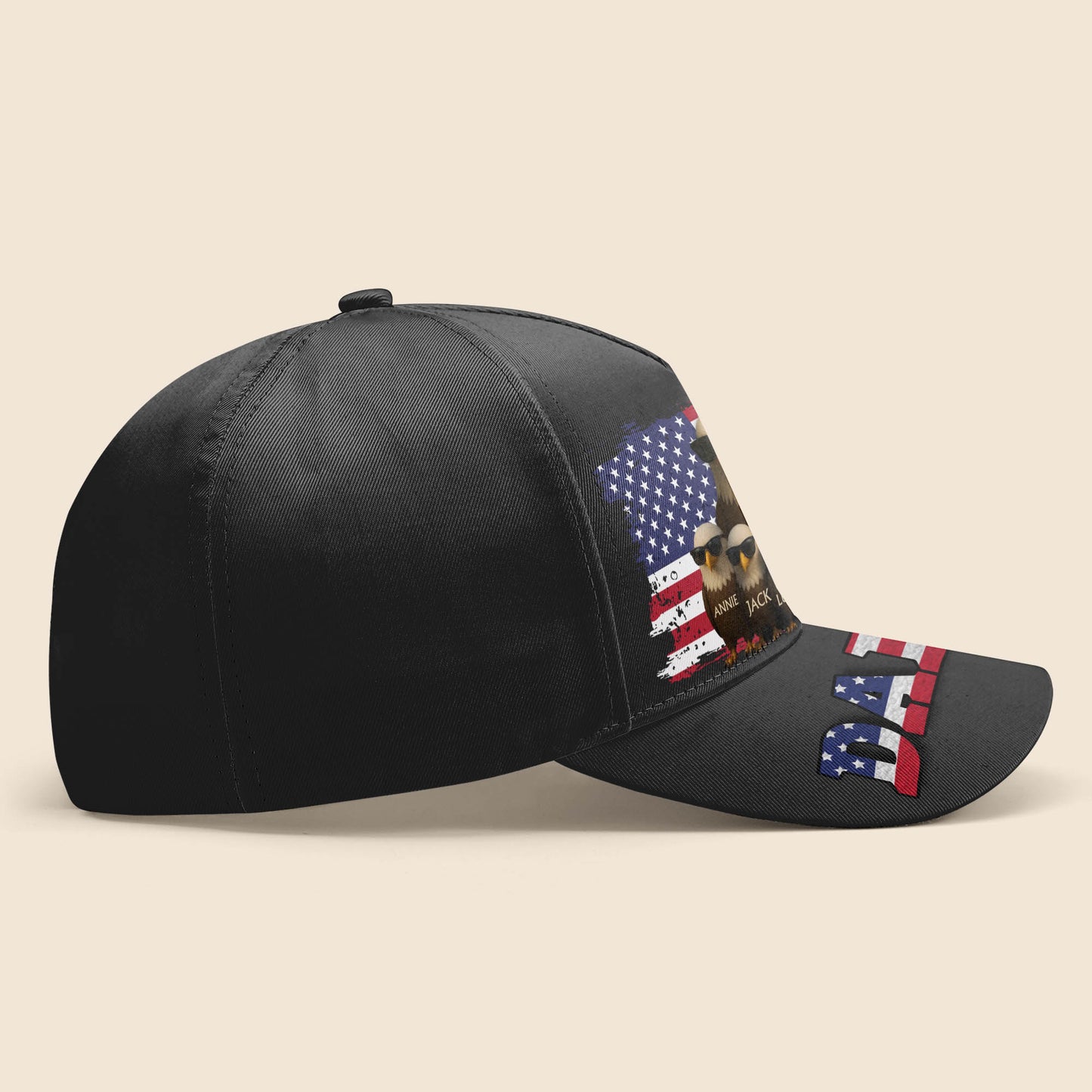 Daddy, Eagles and American Flag
