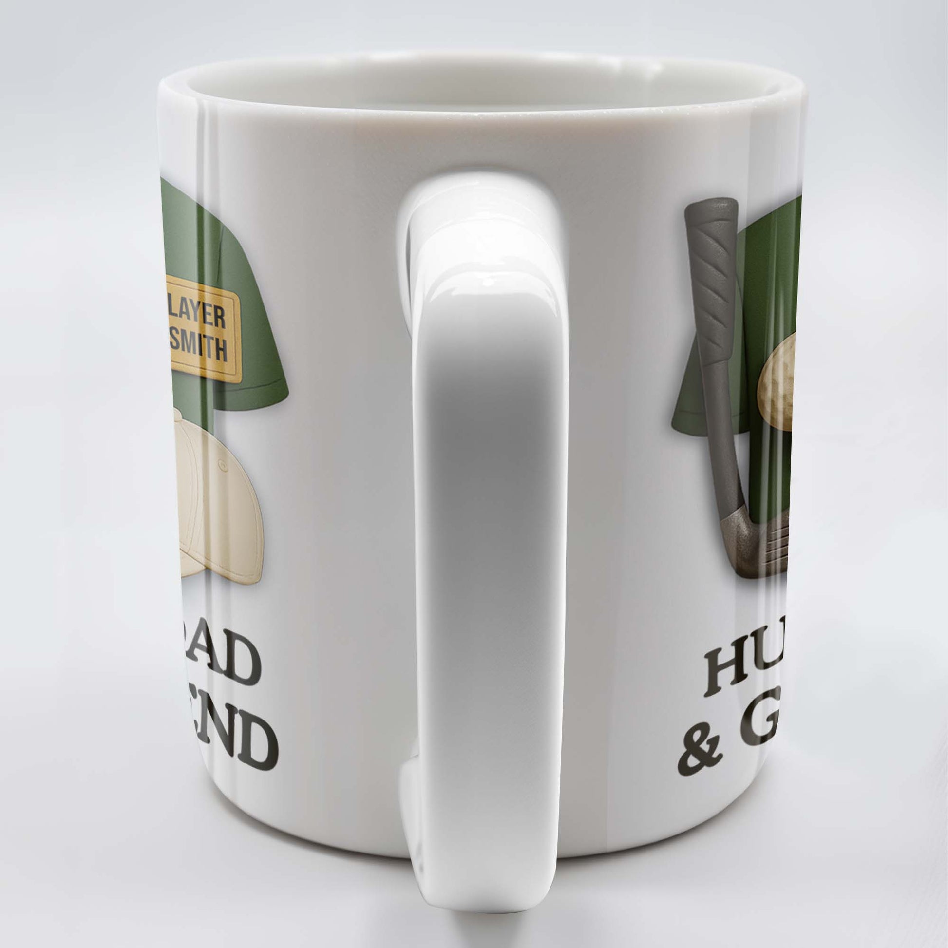 Husband, Dad & Golf Legend, Golf Club and Ball