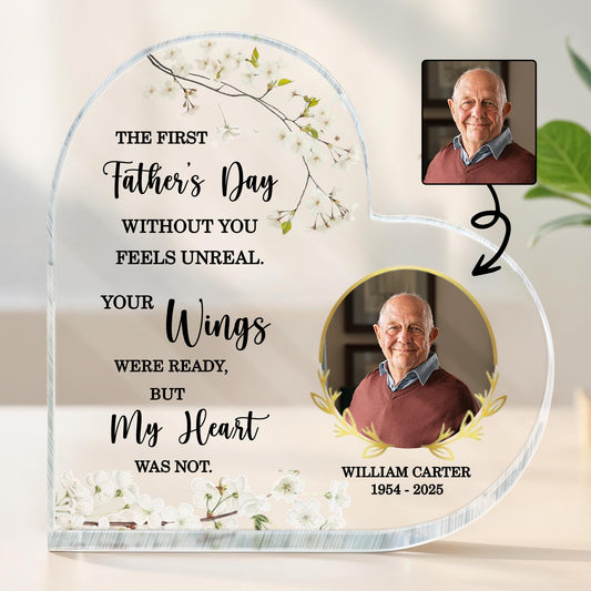 The First Father's Day Without You Feels Unreal, Cherry Blossoms and Memorial Portrait