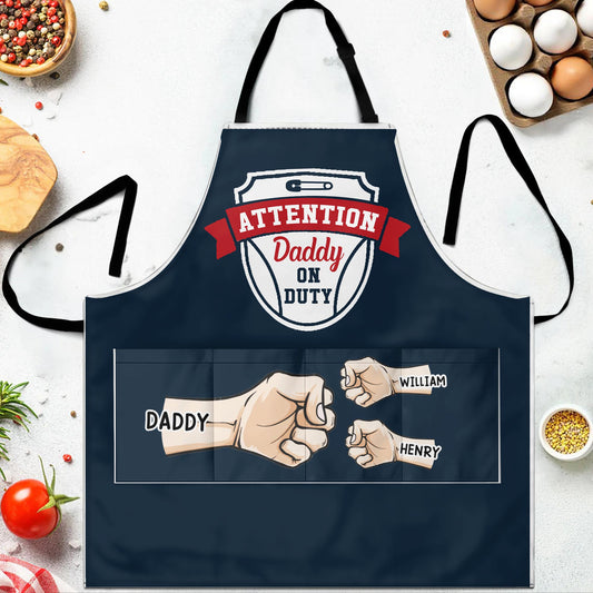 Attention Daddy On Duty, Fist Bump