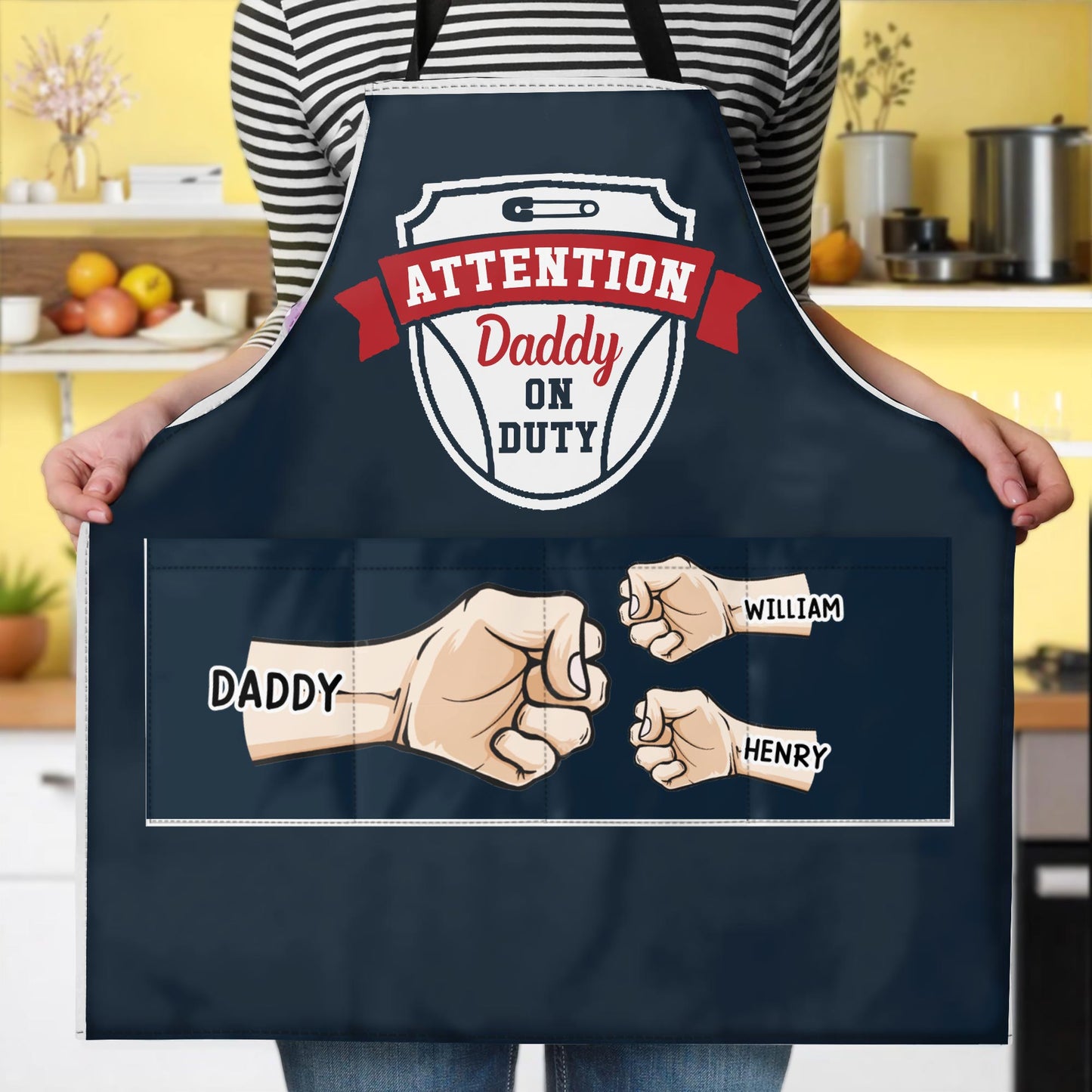 Attention Daddy On Duty, Fist Bump
