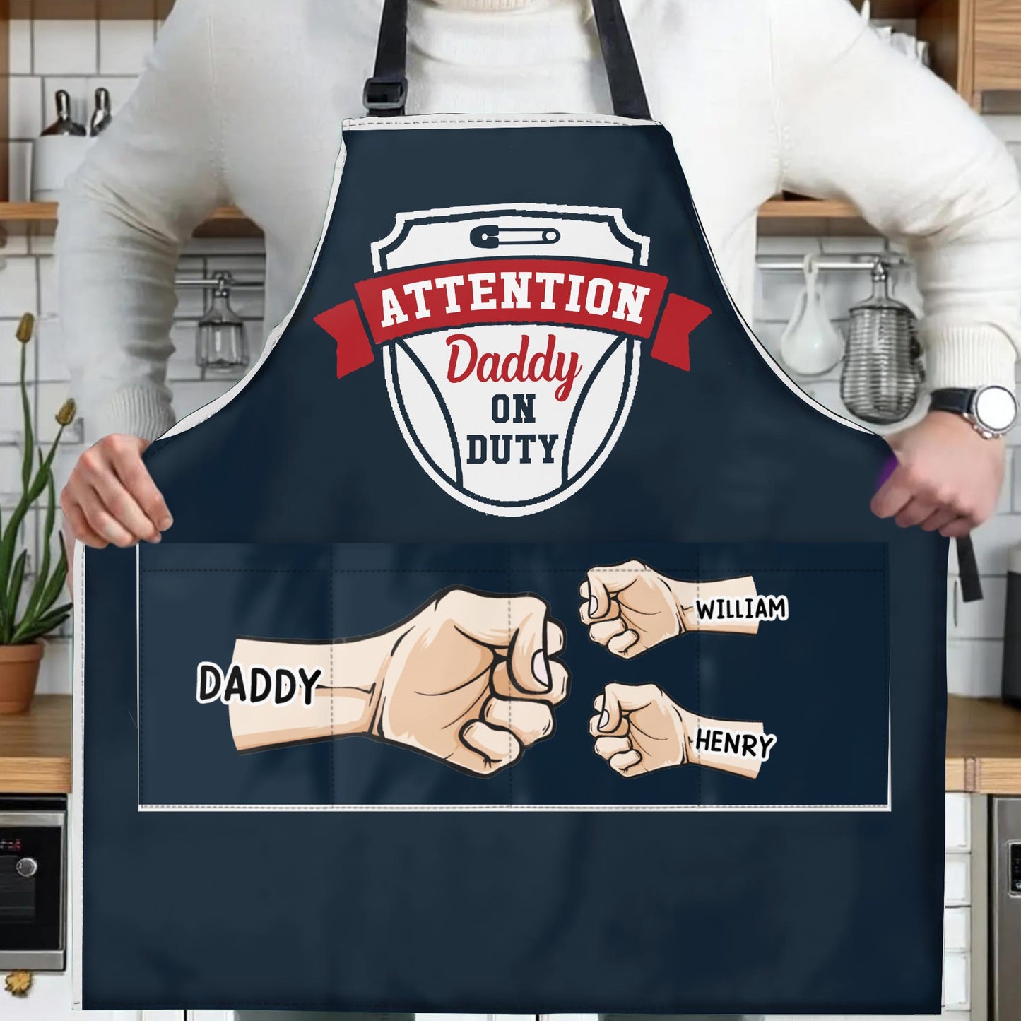 Attention Daddy On Duty, Fist Bump