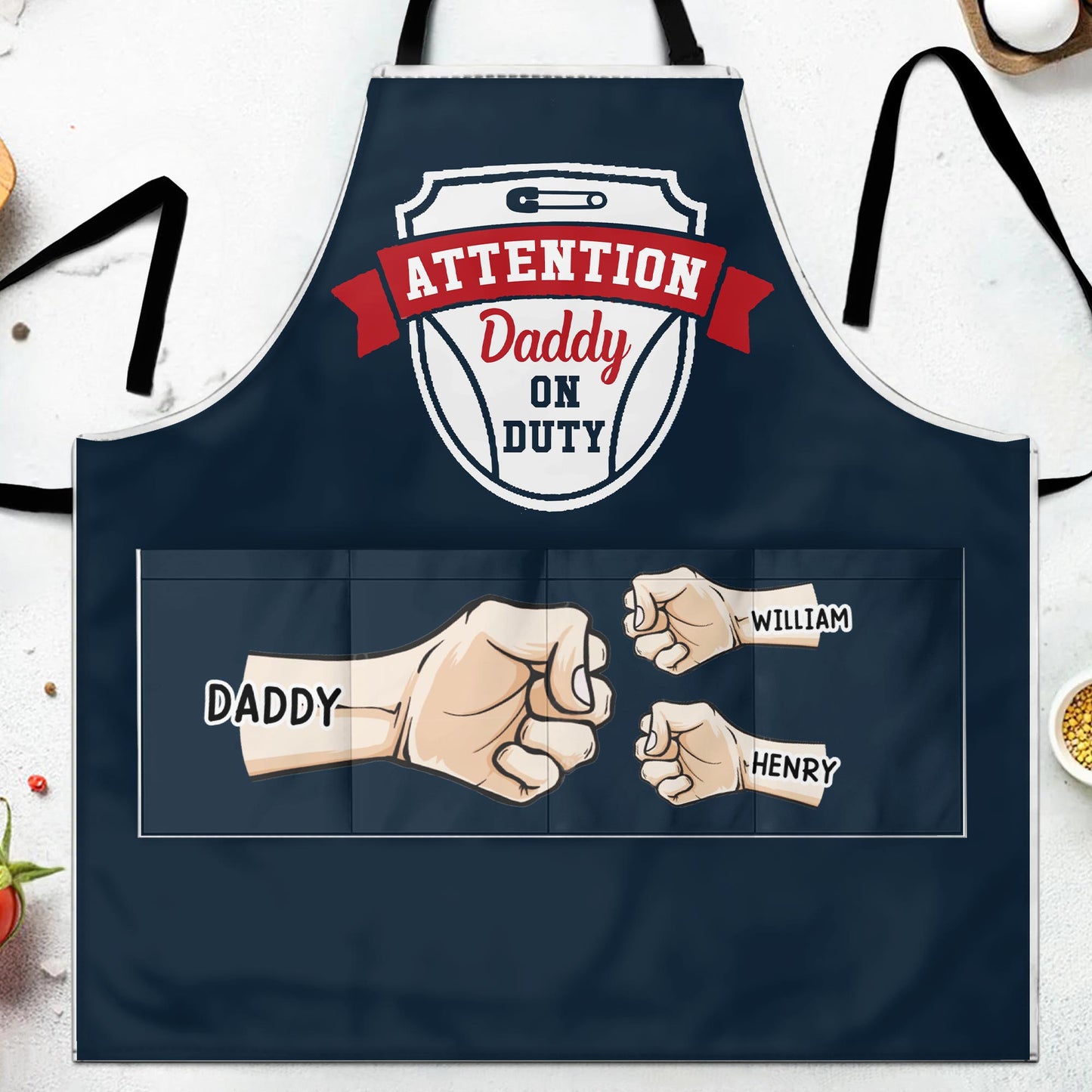 Attention Daddy On Duty, Fist Bump