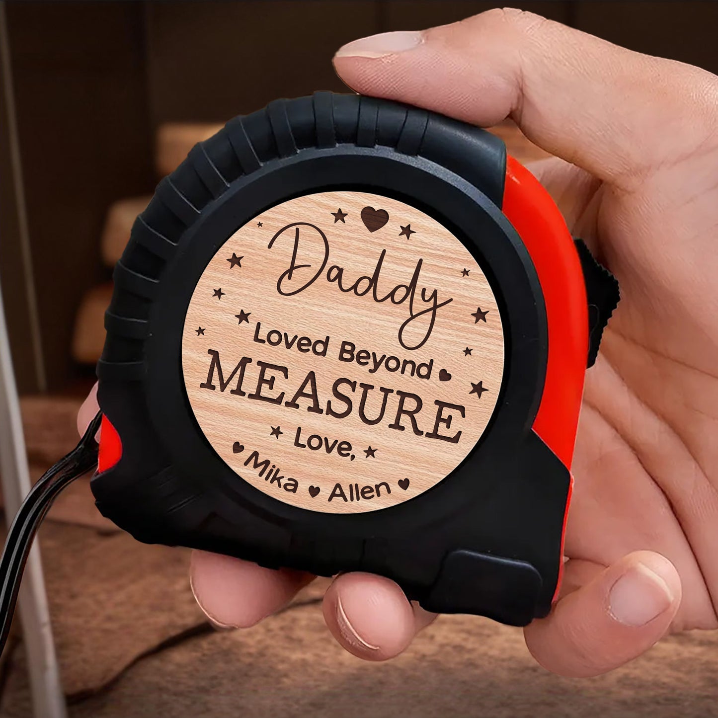 Daddy, Loved Beyond Measure, Heart and Stars