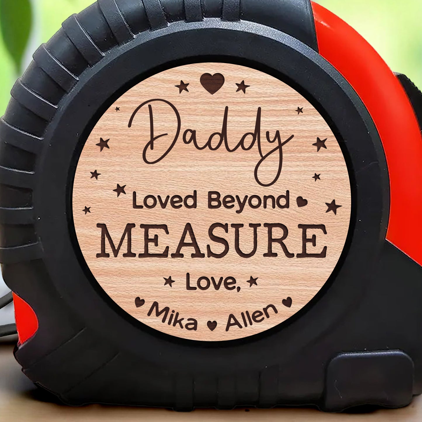 Daddy, Loved Beyond Measure, Heart and Stars