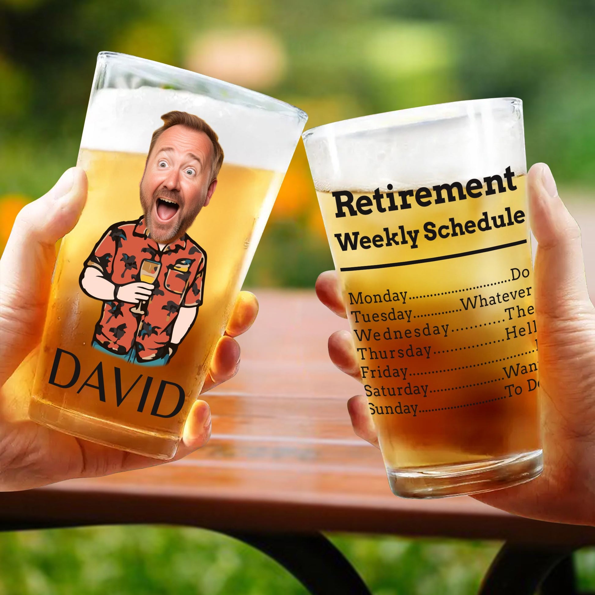 Retirement Weekly Schedule, Monday Do Tuesday Whatever