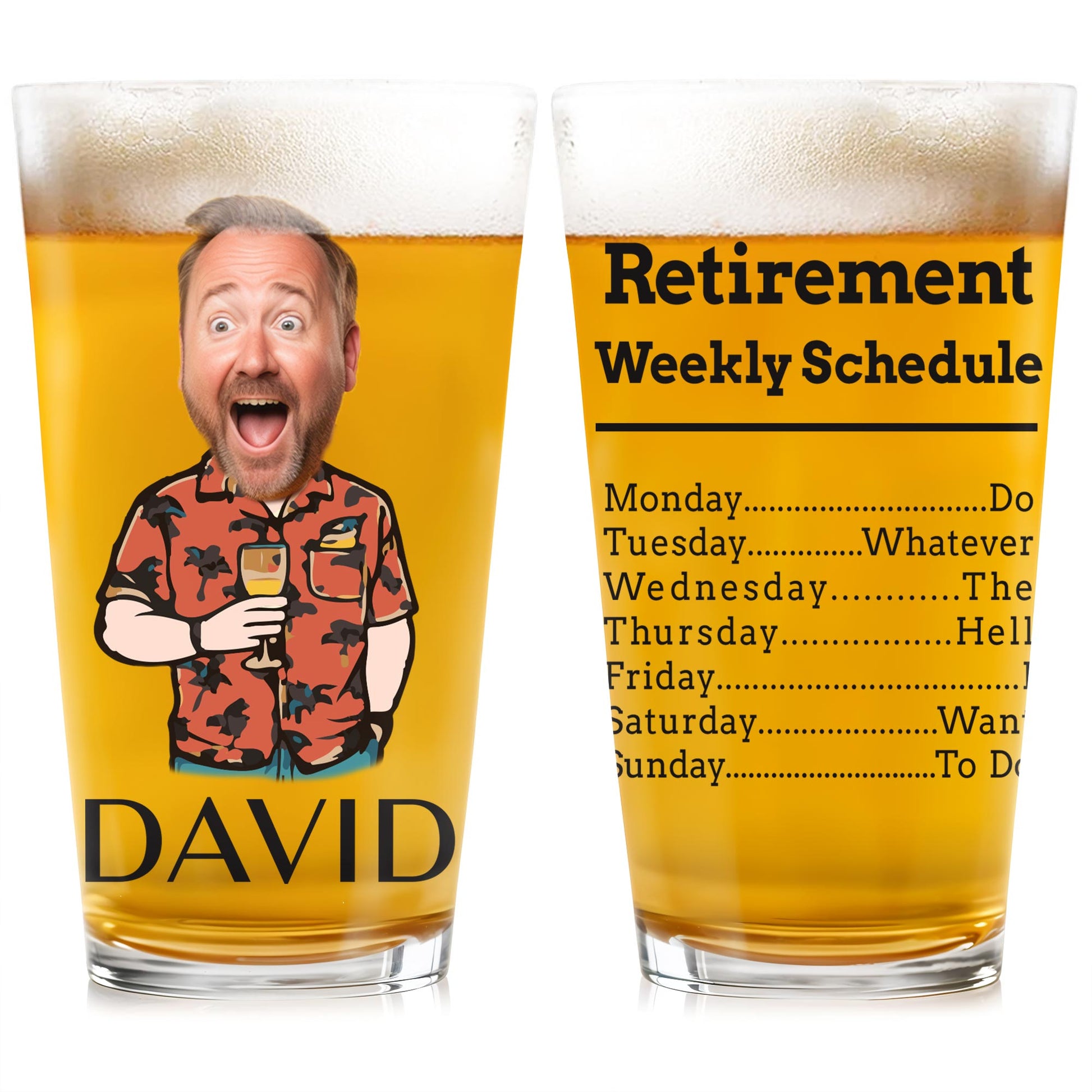 Retirement Weekly Schedule, Monday Do Tuesday Whatever