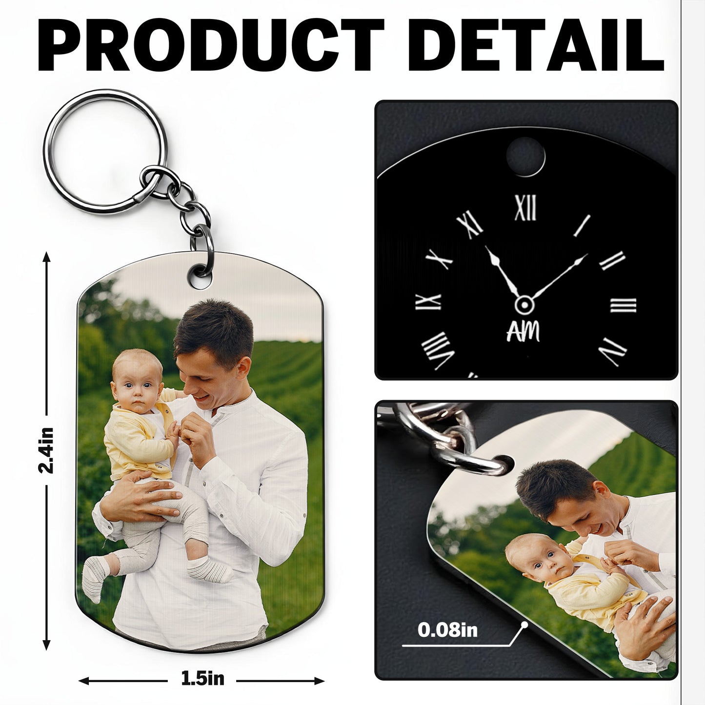 The Moment You Became My Daddy, Clock and Hearts Design