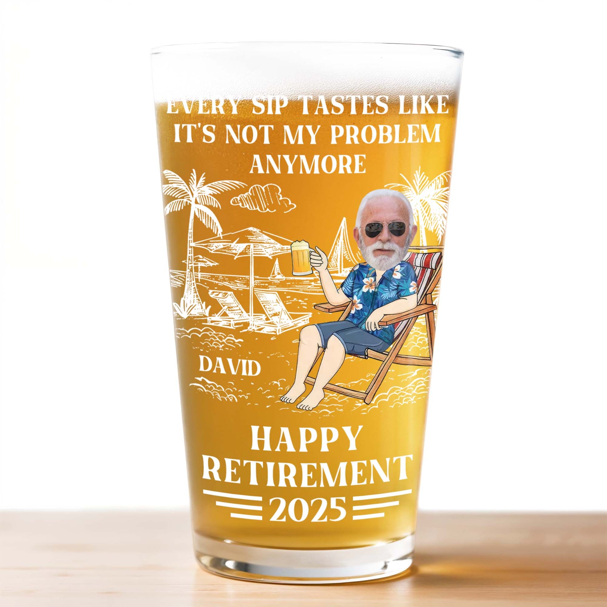 Every Sip Tastes Like It's Not My Problem Anymore, Palm Trees and Beer