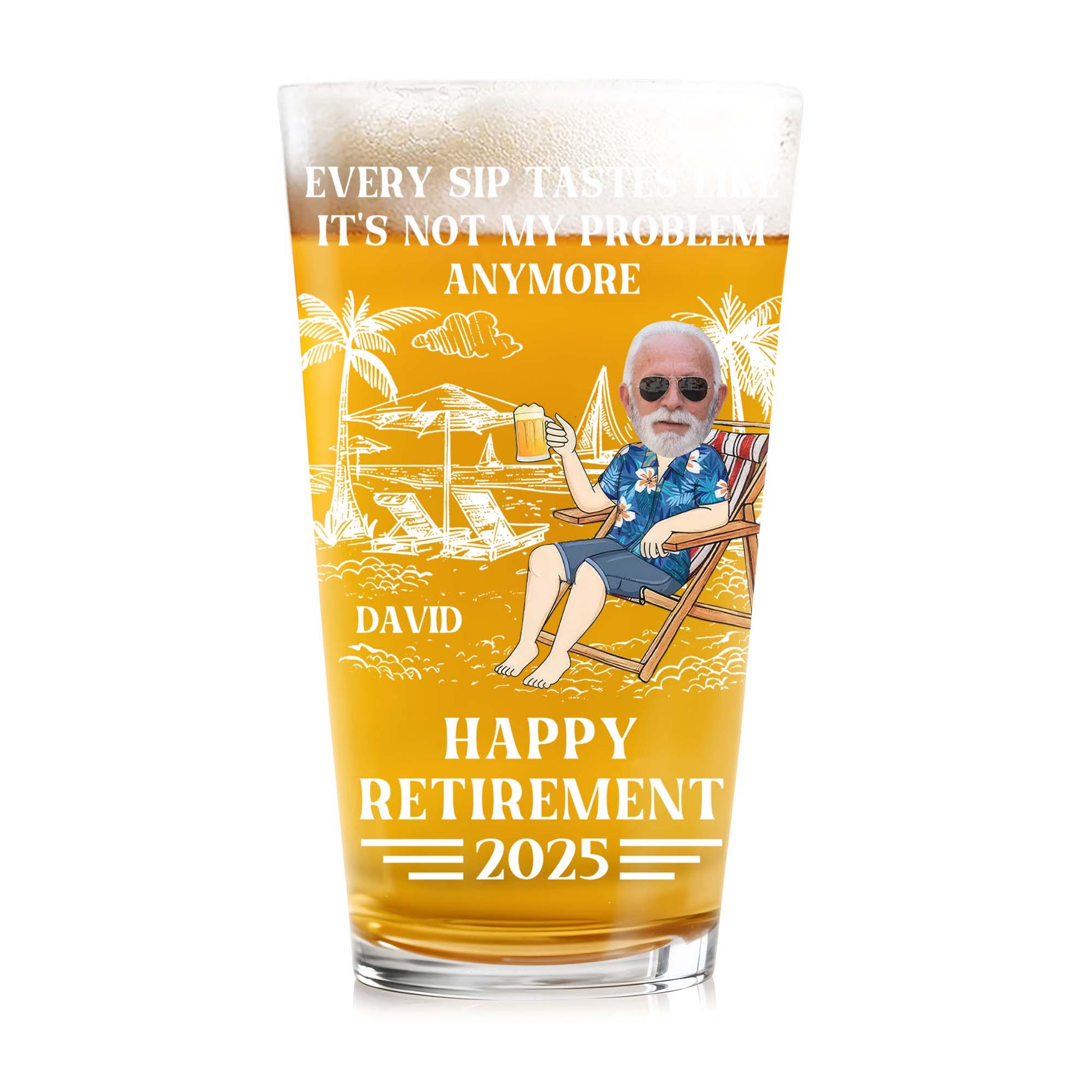 Every Sip Tastes Like It's Not My Problem Anymore, Palm Trees and Beer