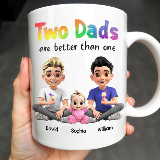Two Dads Are Better Than One, Cartoon Characters and Ice Cream