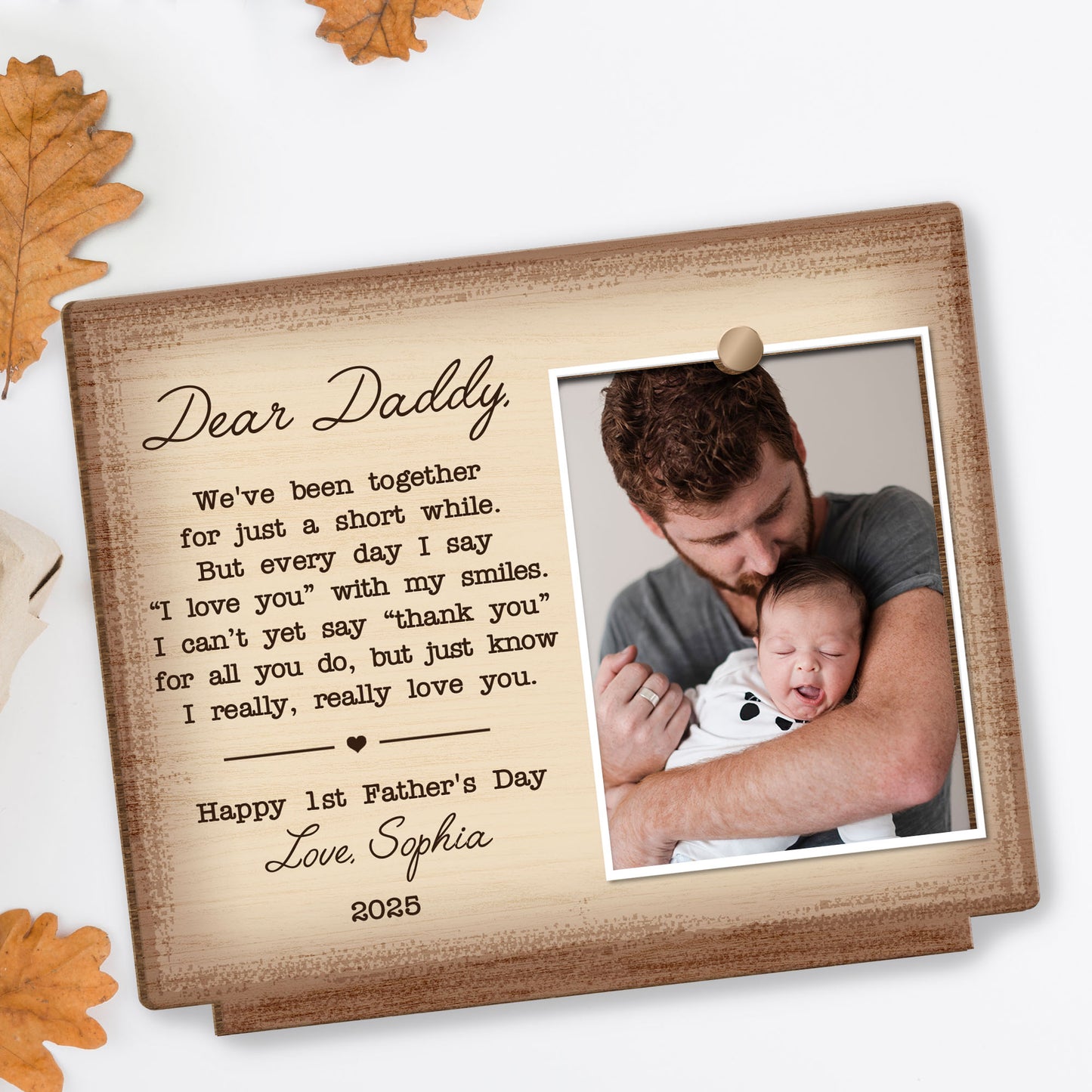 Dear Daddy, We've Been Together For Just A Short While, Heart and Book Design