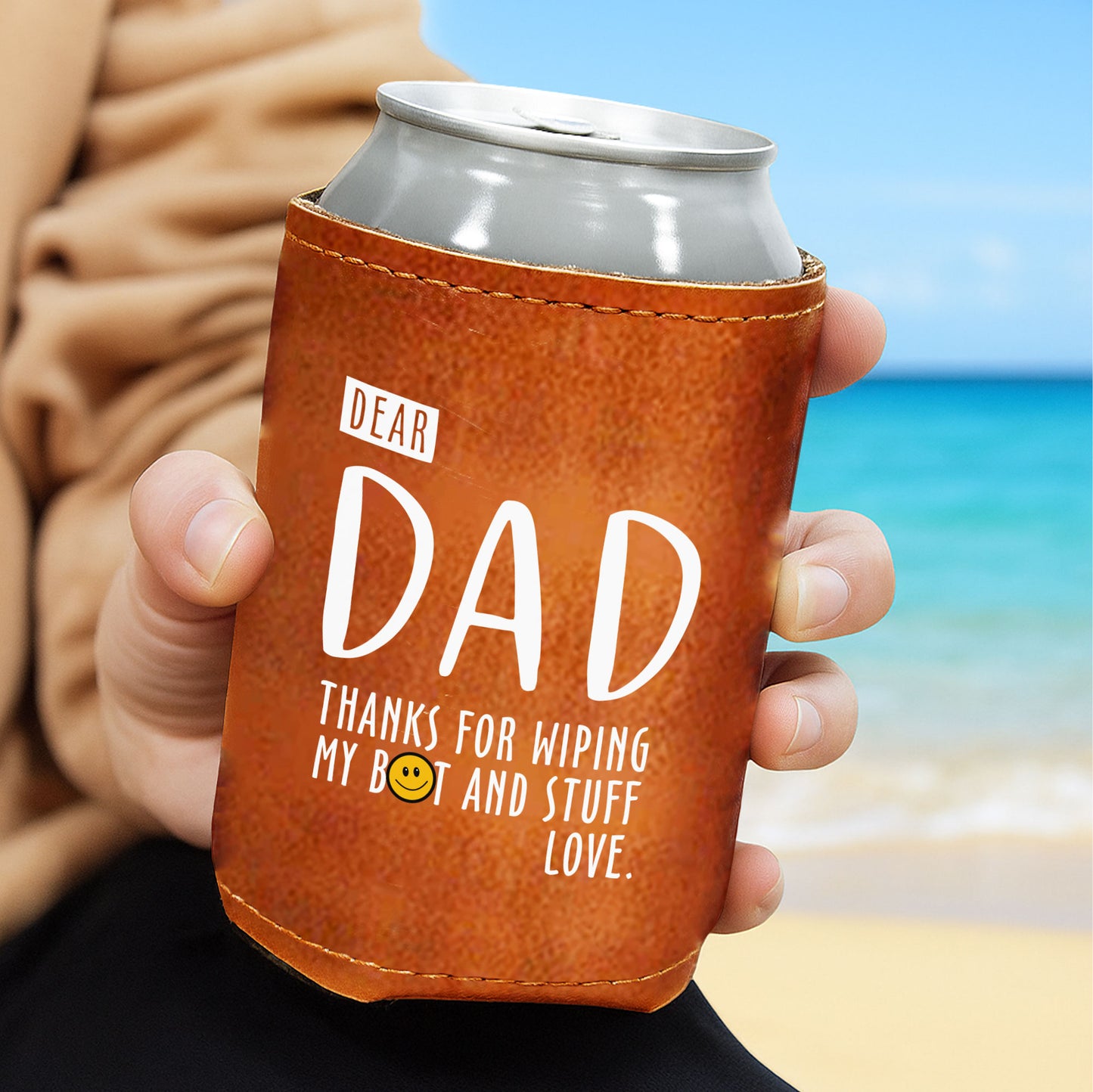 Dear Dad, Thanks For Wiping, Baby And Heart Design
