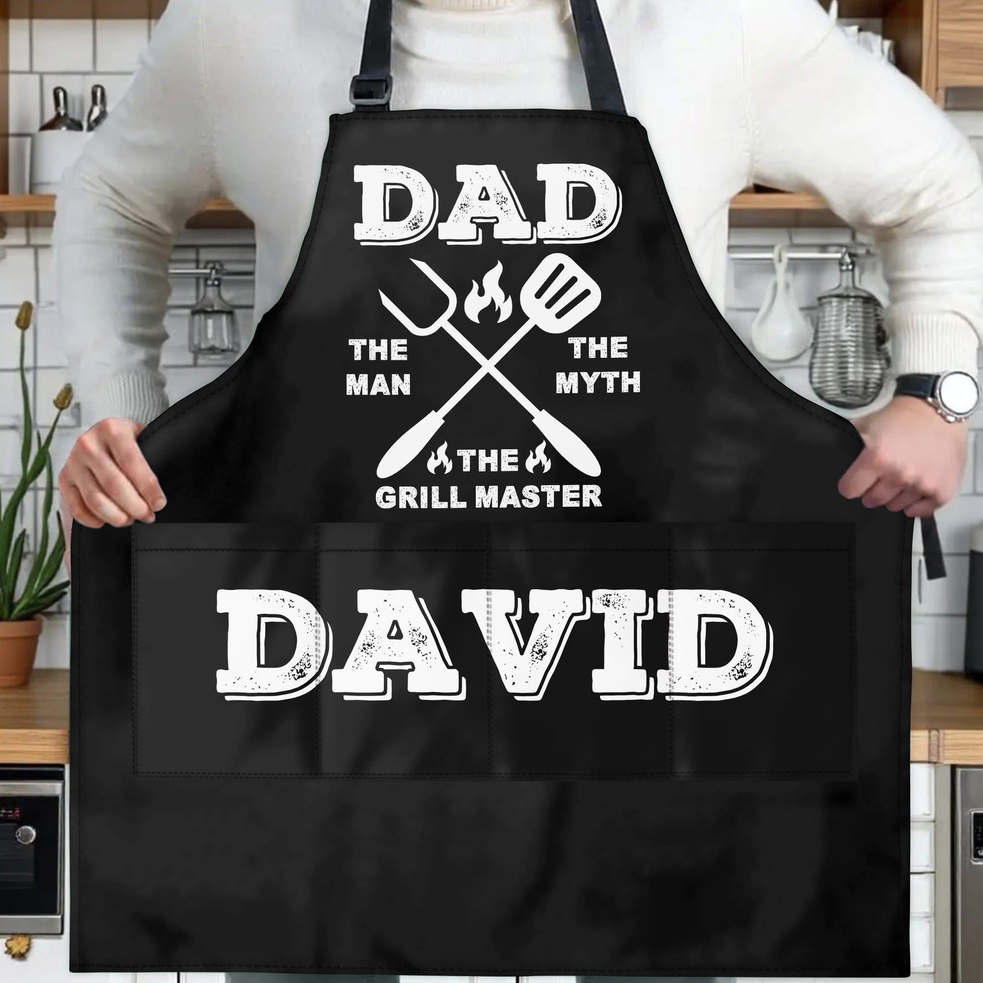 Dad The Man The Myth The Grill Master, Grill Tools And Fire