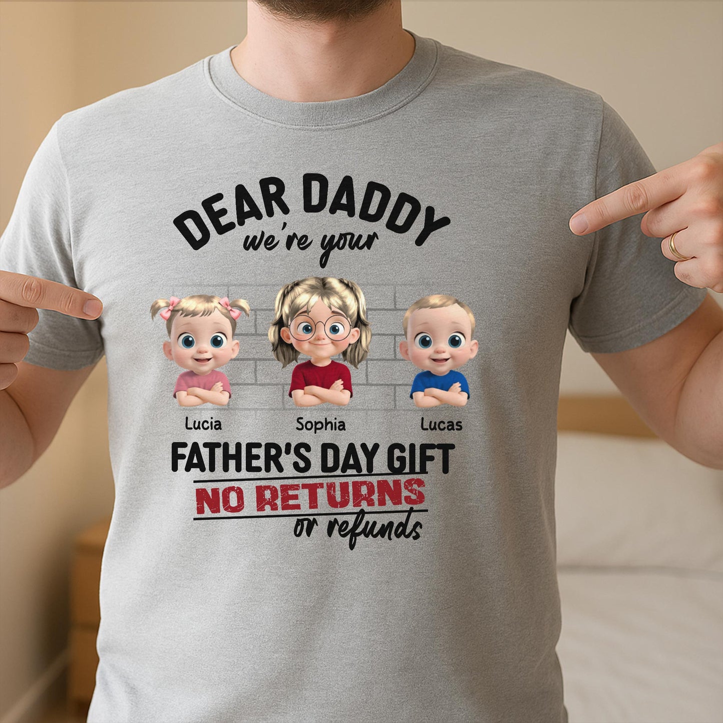 Dear Daddy We're Your Father's Day Gift