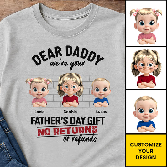 Dear Daddy We're Your Father's Day Gift