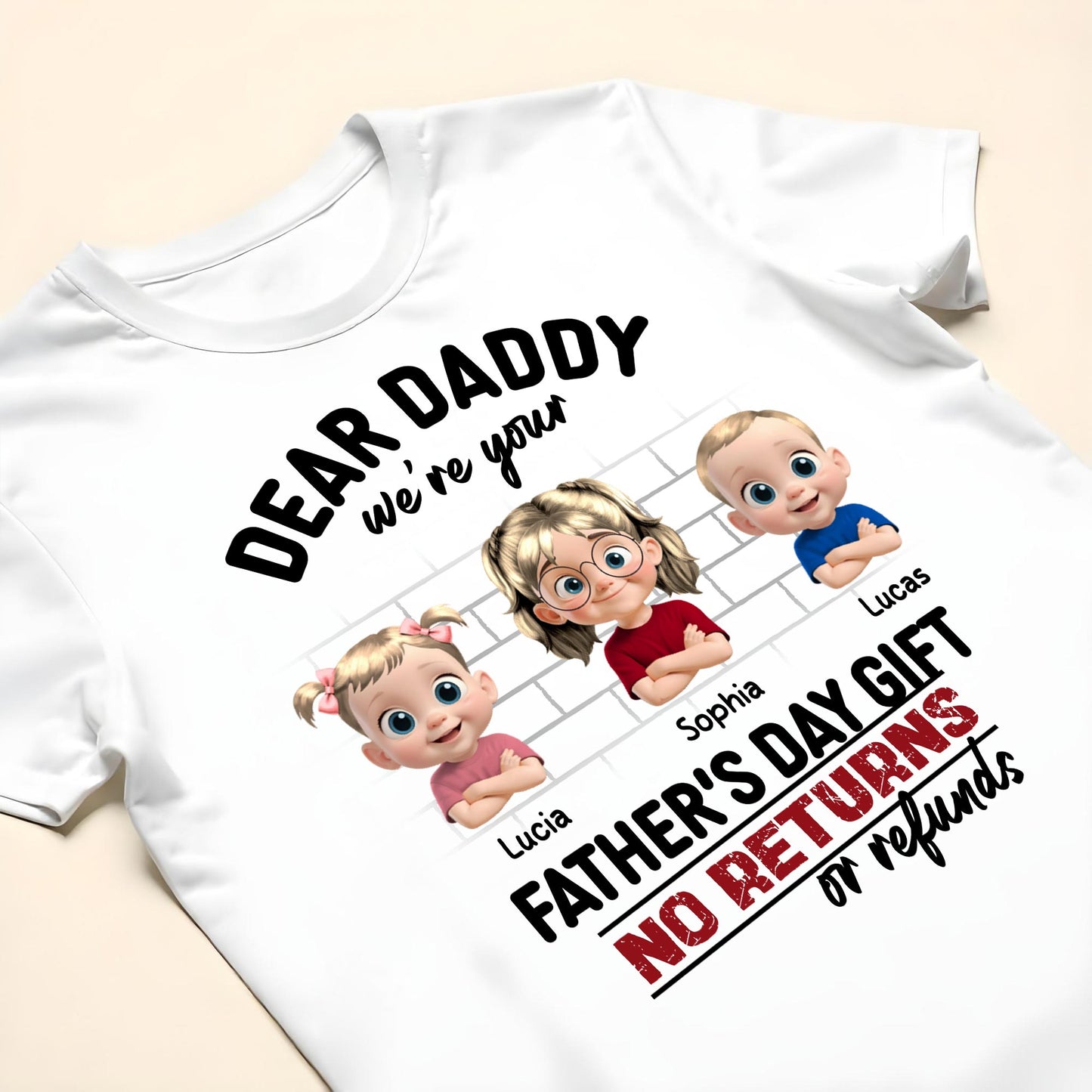 Dear Daddy We're Your Father's Day Gift