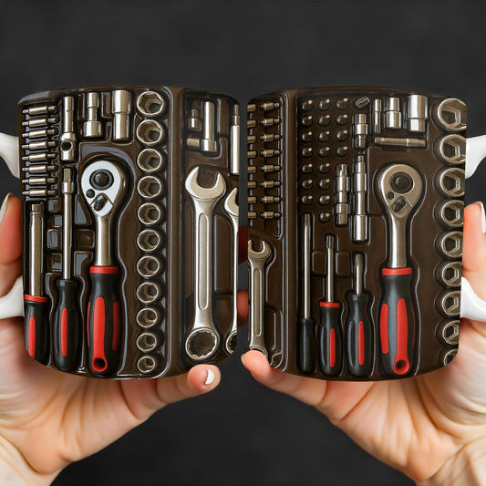 Celebrate Your Inner Mechanic with This Unique Tool-Themed Coffee Mug