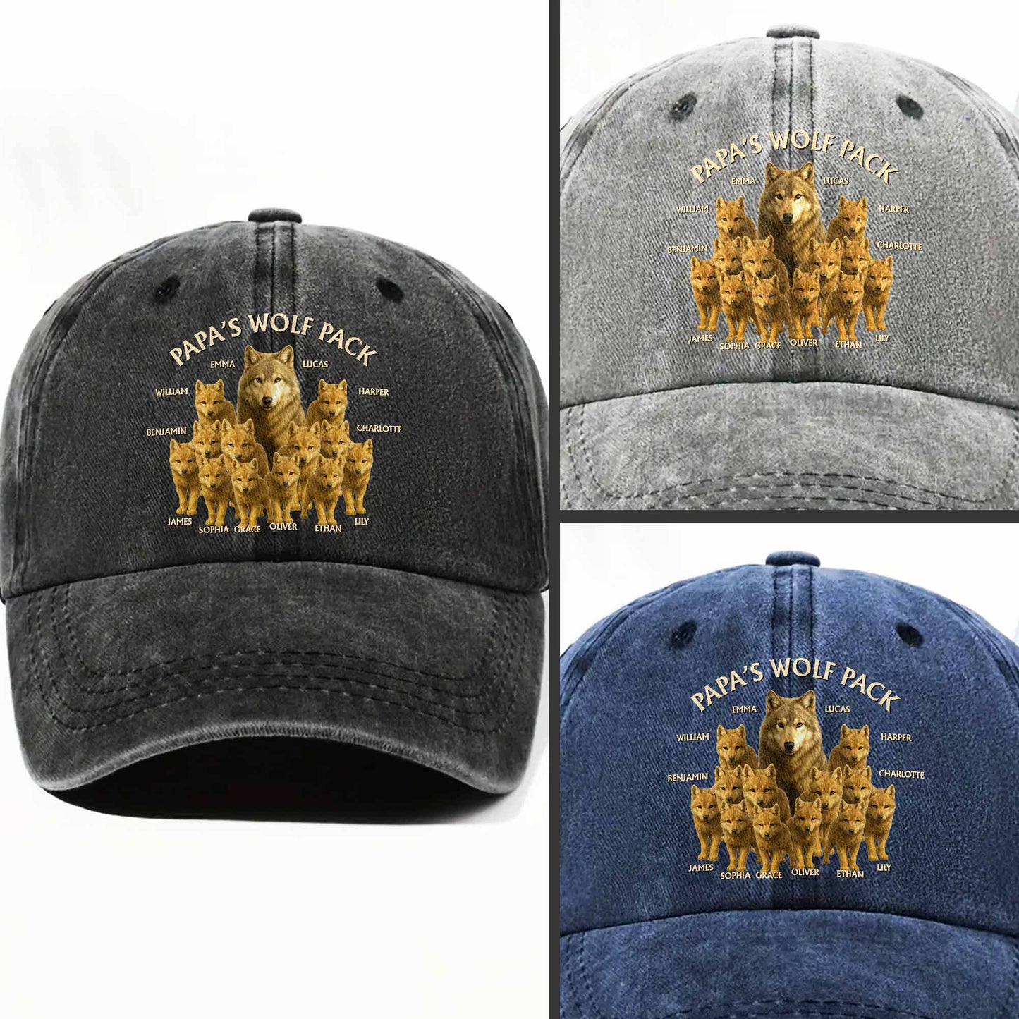 Papa's Wolf Pack With Wolves Design