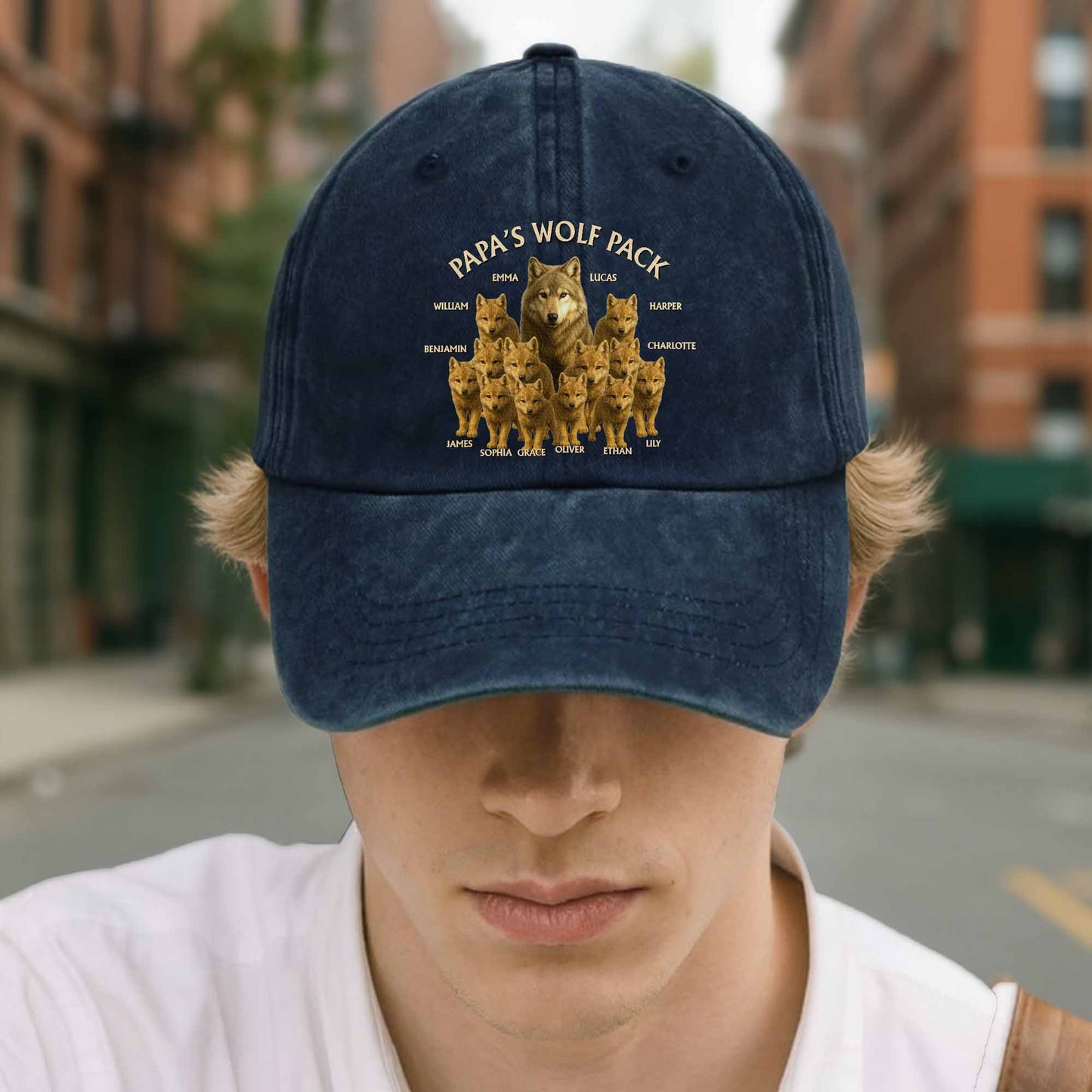Papa's Wolf Pack With Wolves Design