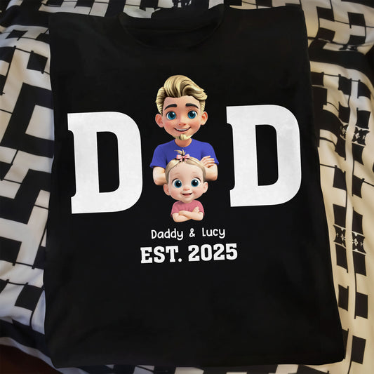 Daddy & Lucy EST. 2025, Father and Baby